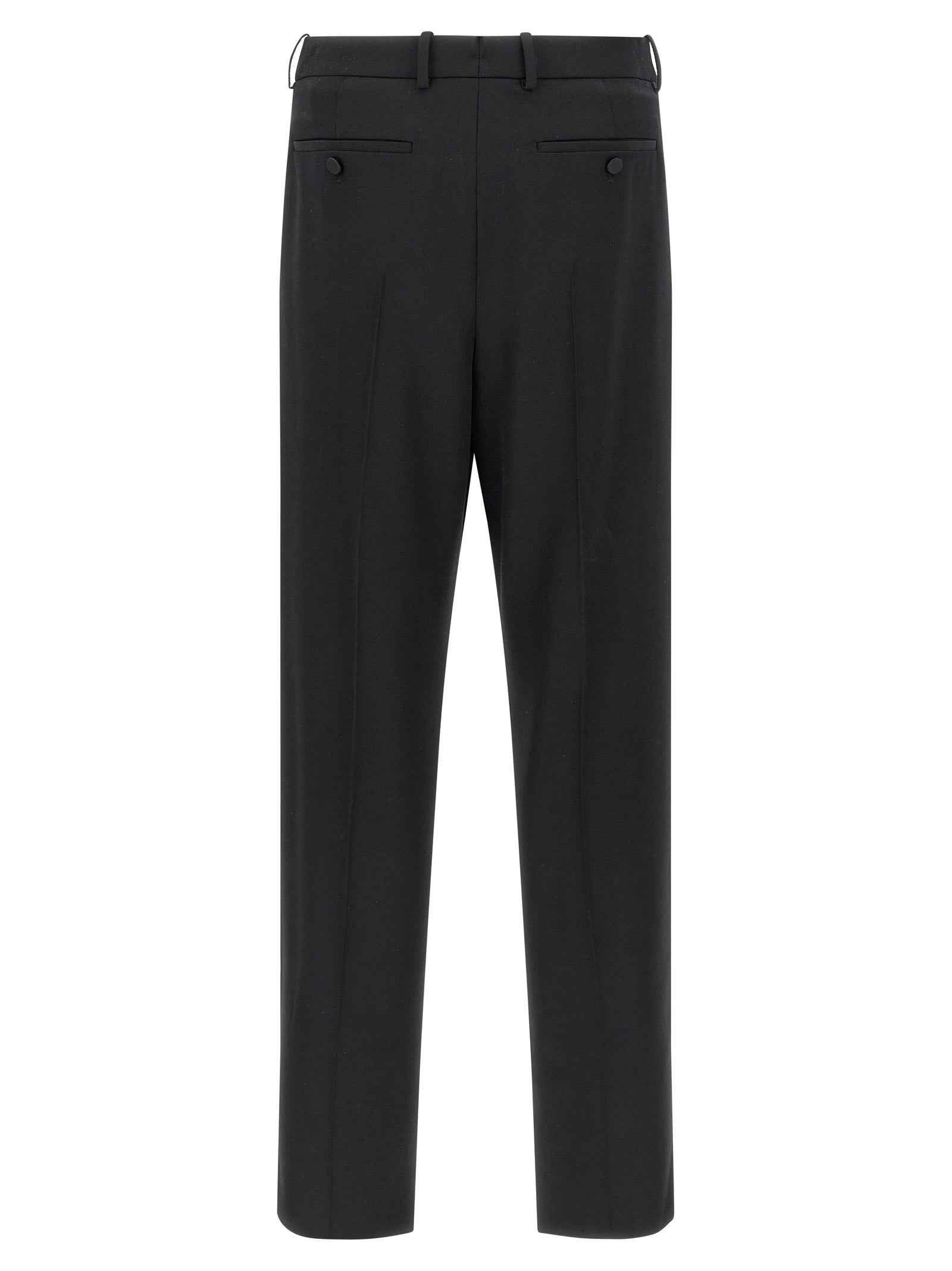 Saint Laurent Black Wool Dress Pants