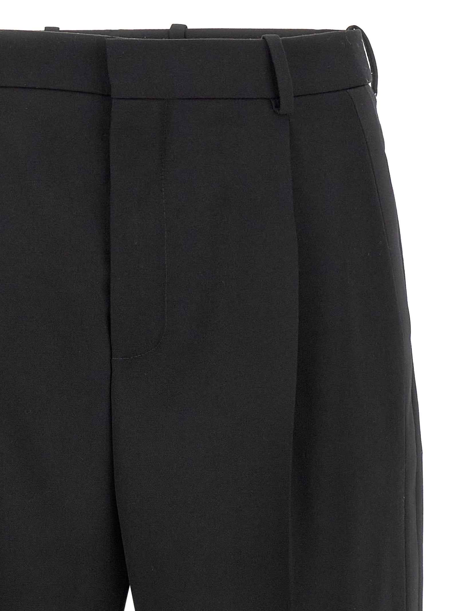 Saint Laurent Black Wool Dress Pants