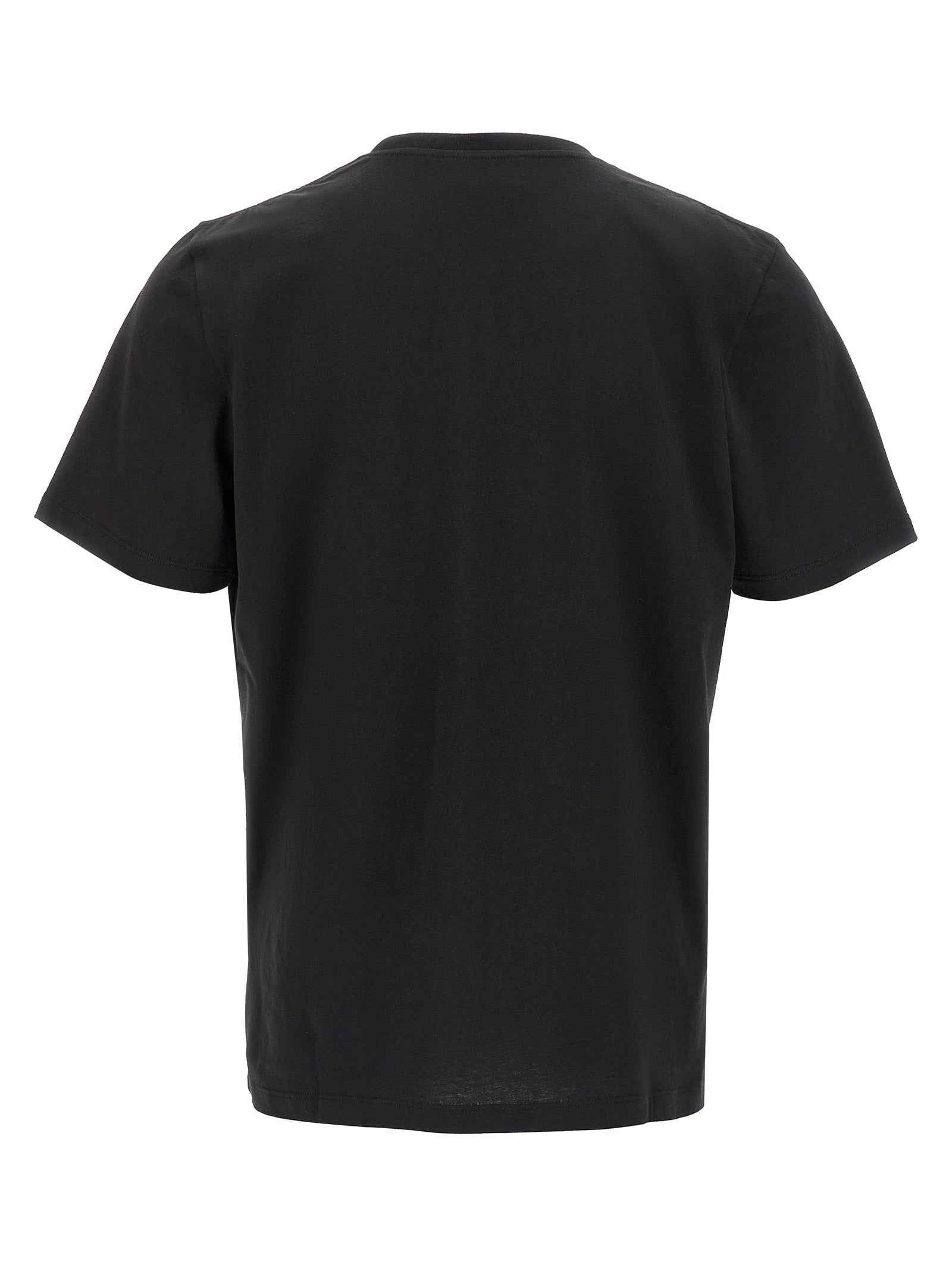 Saint Laurent Black Cotton T-Shirt