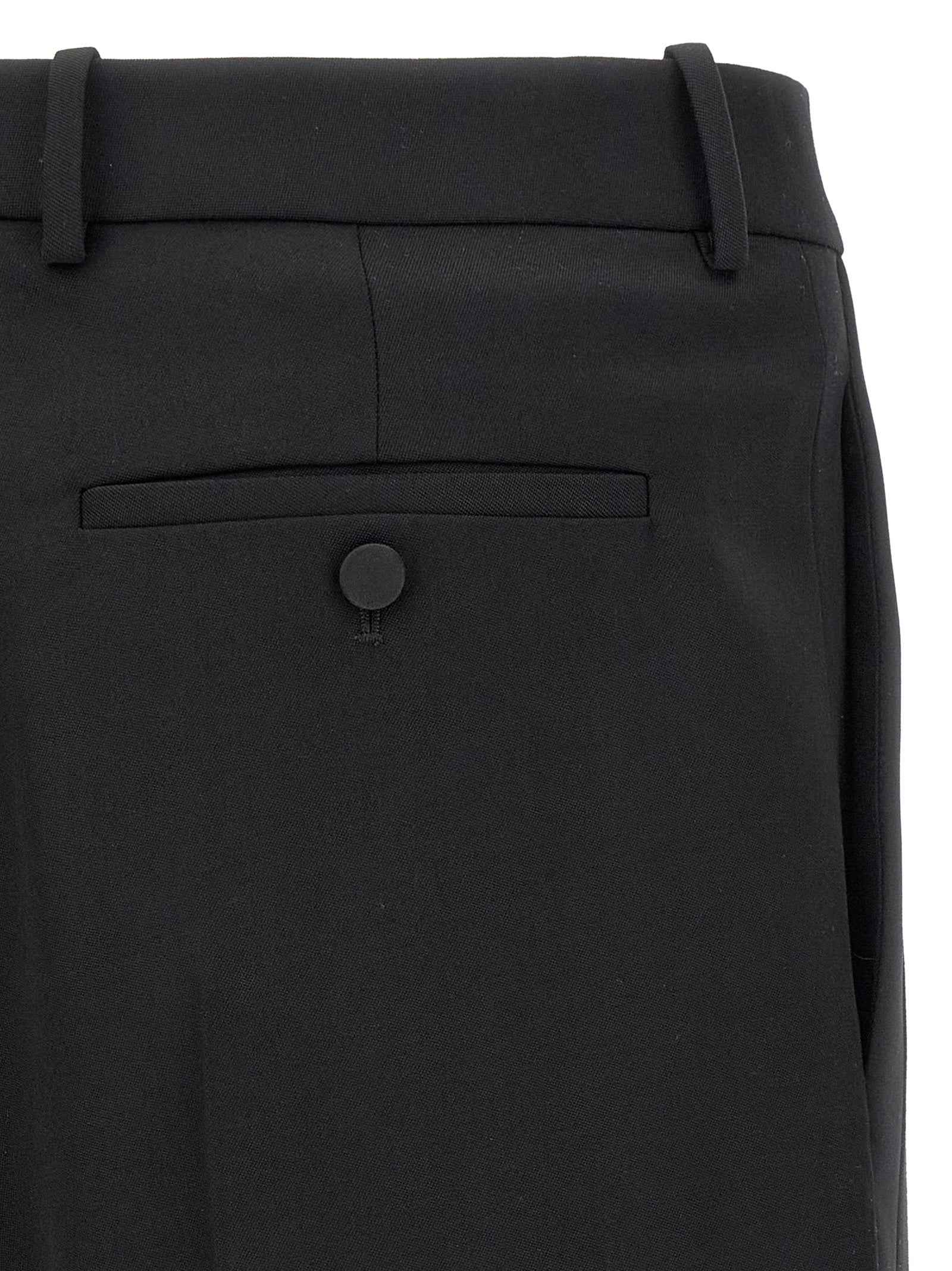 Saint Laurent Black Wool Dress Pants