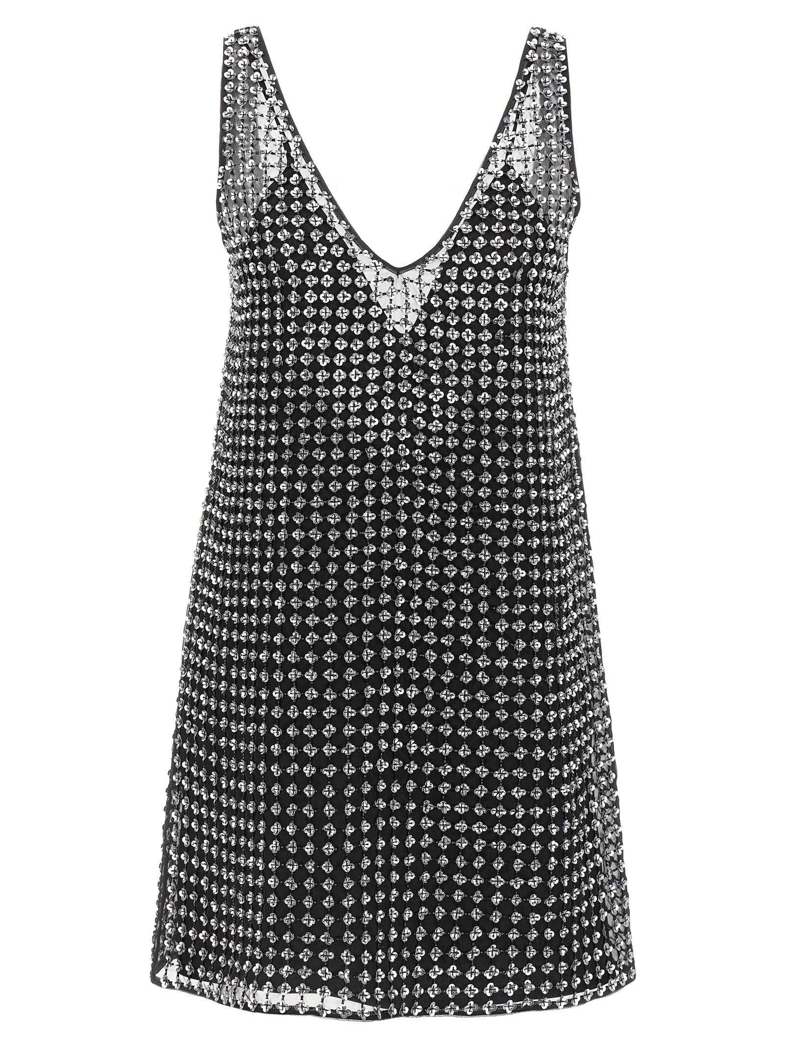 Max Mara Black Silk Short Dress