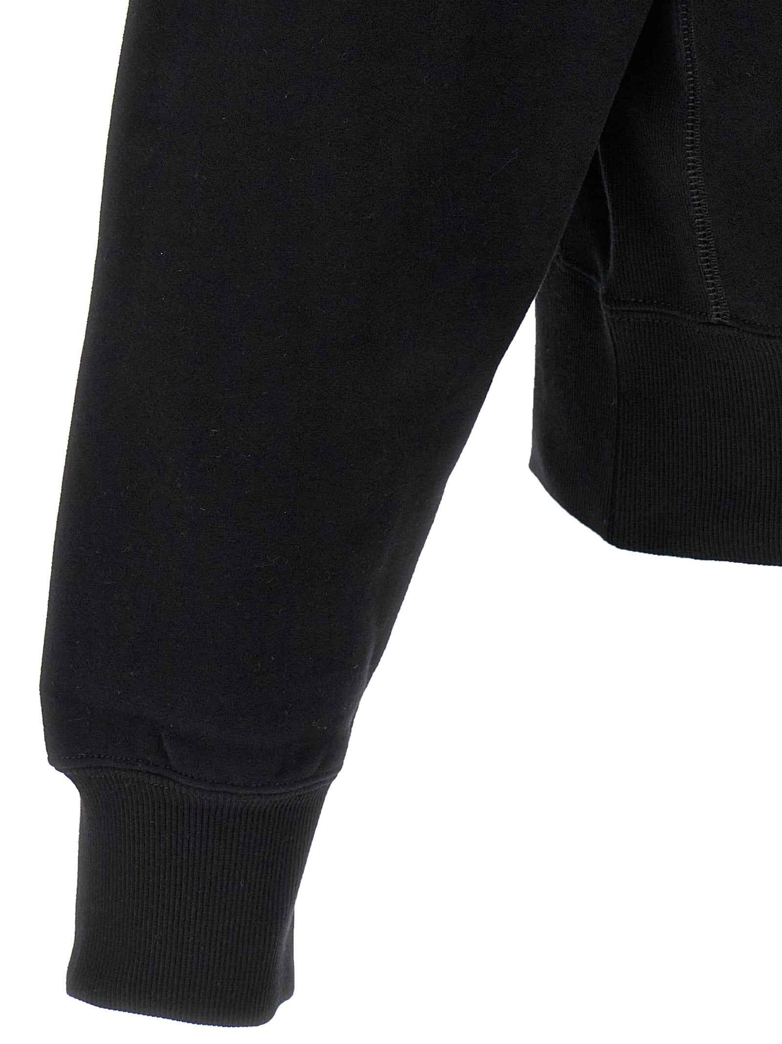 Saint Laurent Black Cotton Sweatshirt