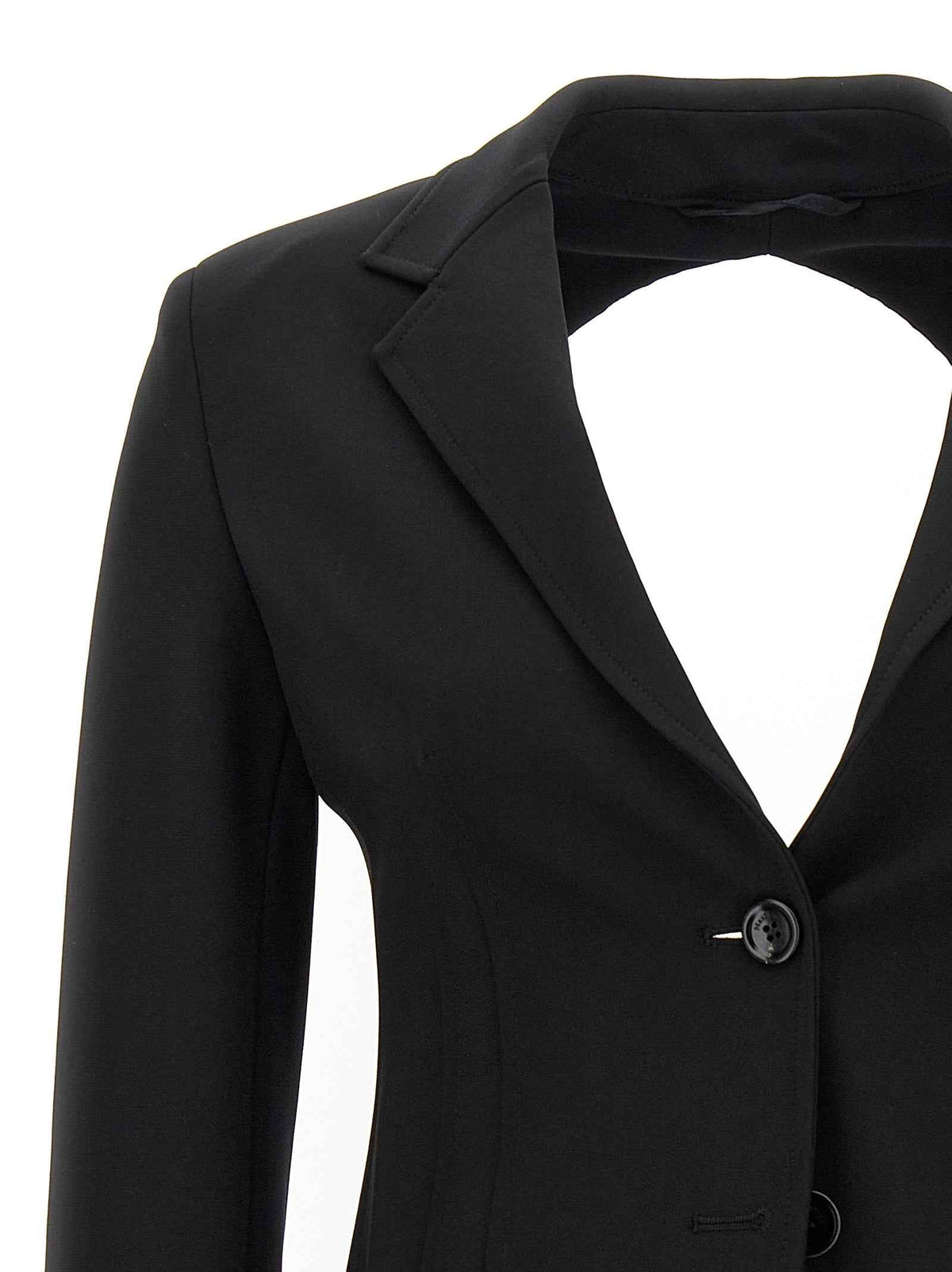 Max Mara Black Viscose Blazer