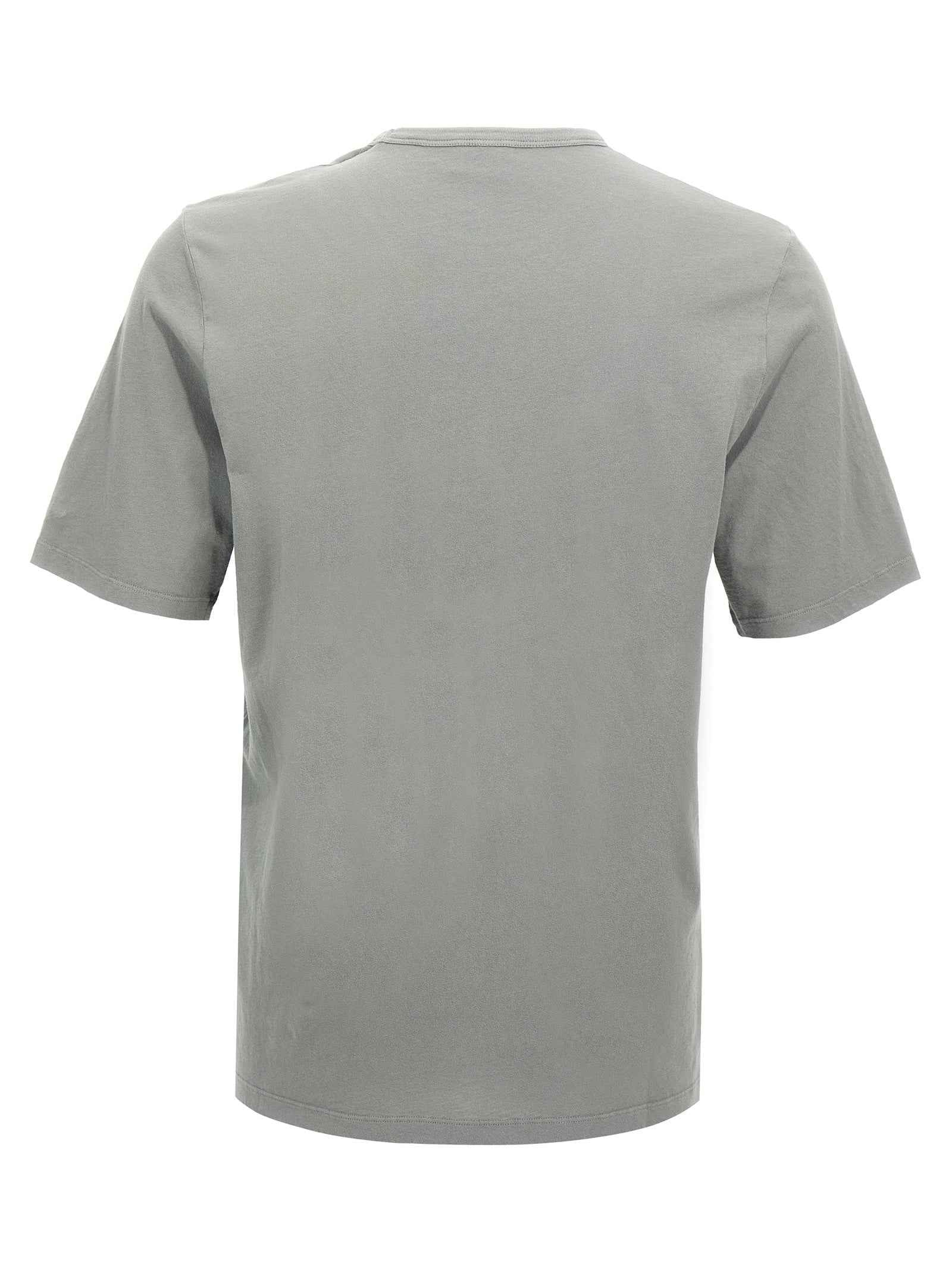 Saint Laurent Gray Cotton T-Shirt