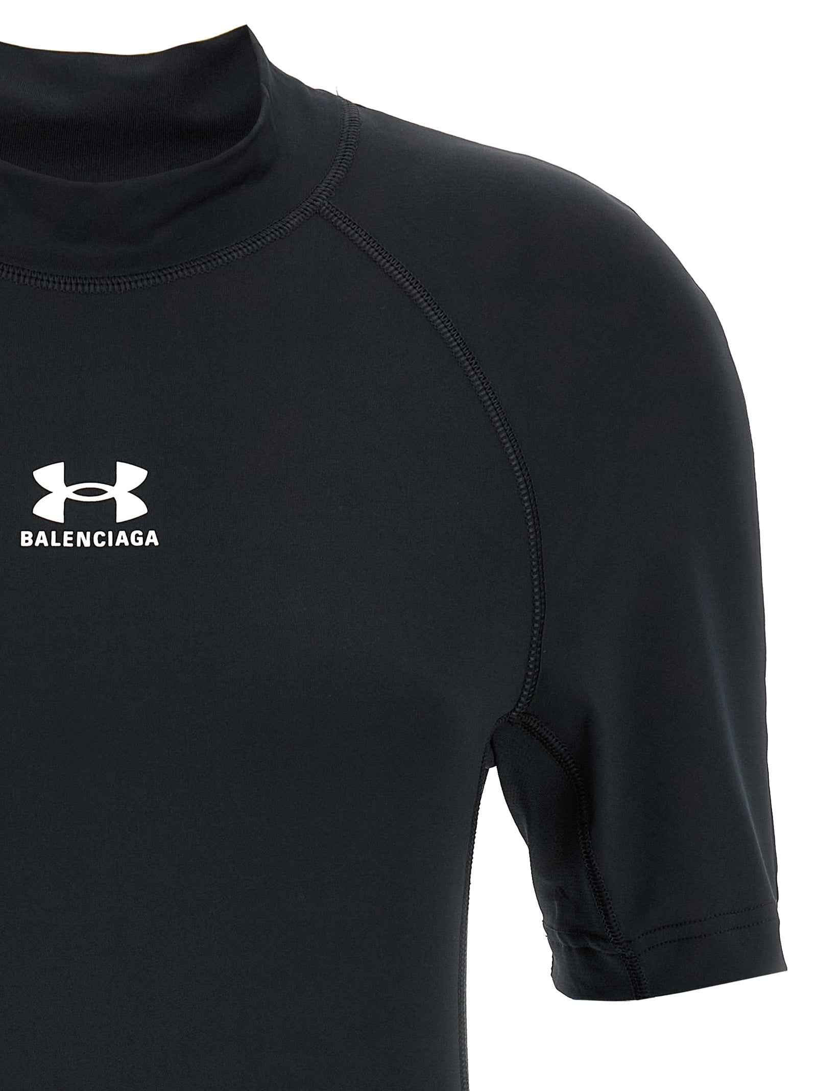 Balenciaga Black Polyester T-Shirt