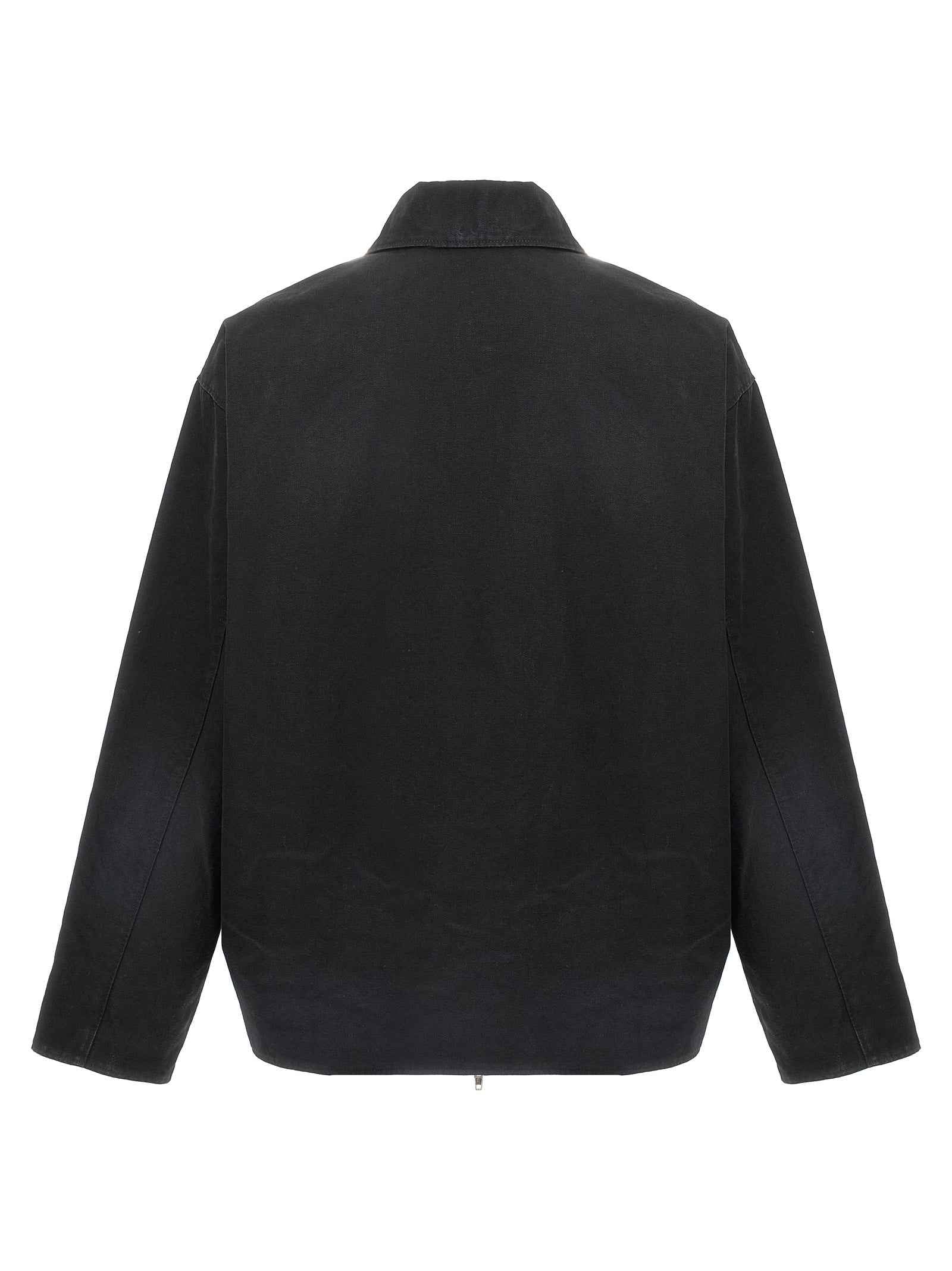 Balenciaga Black Cotton Full-Length Jacket