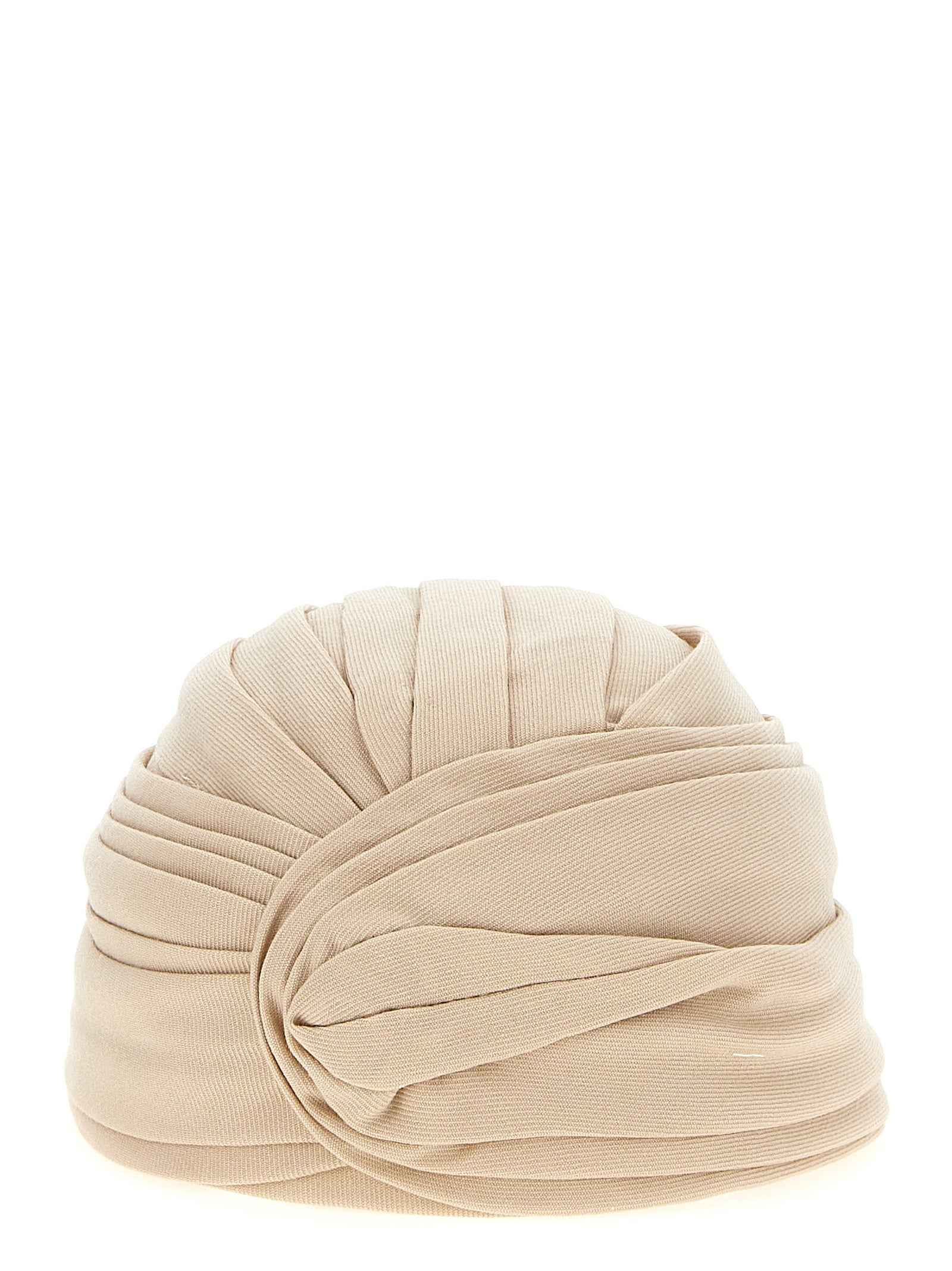 Valentino Garavani Beige Virgin Wool Hat