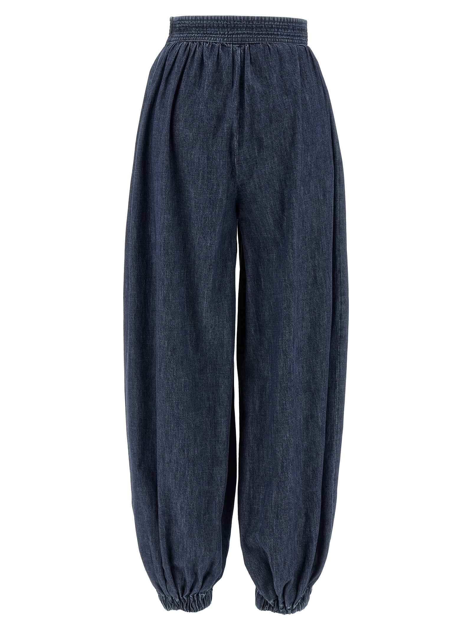 Valentino Garavani Blue Cotton Pants