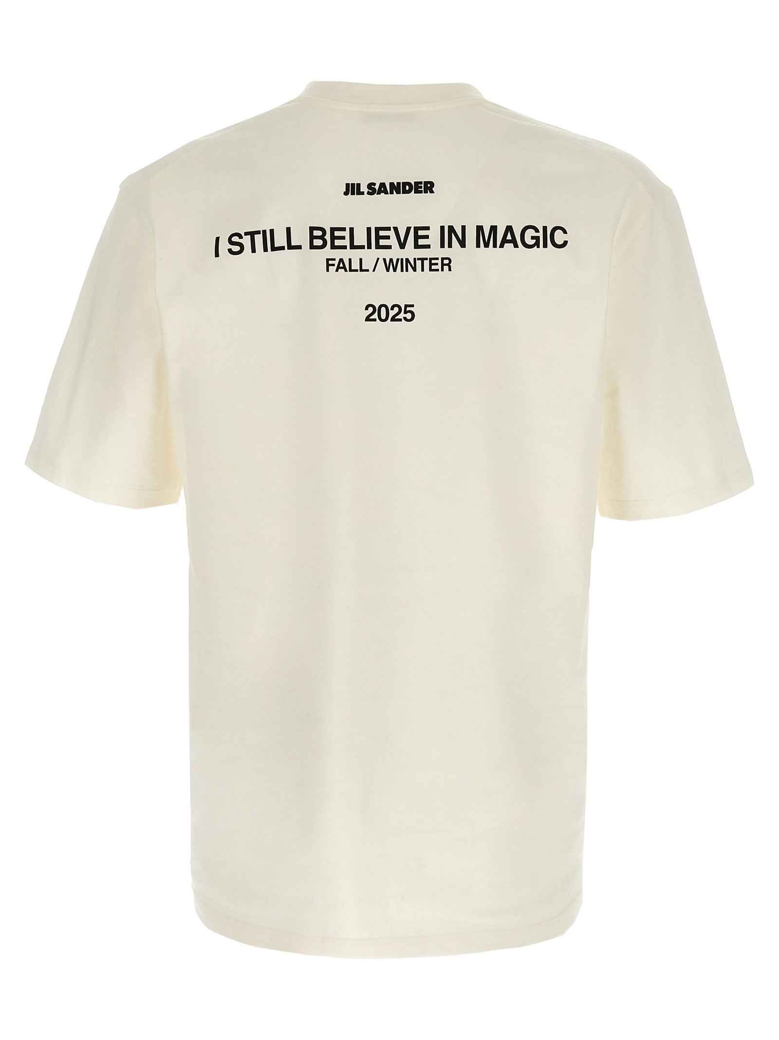Jil Sander White Cotton Long Sleeve T-Shirt