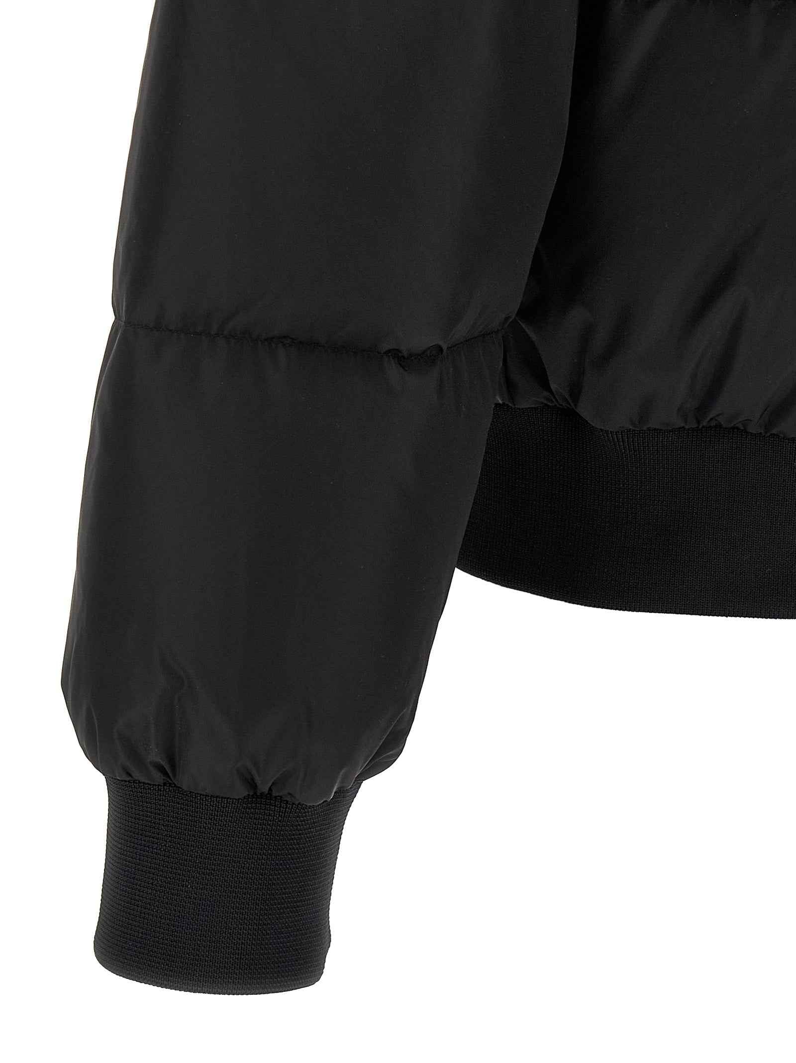 Dsquared² Black Polyamide Bomber