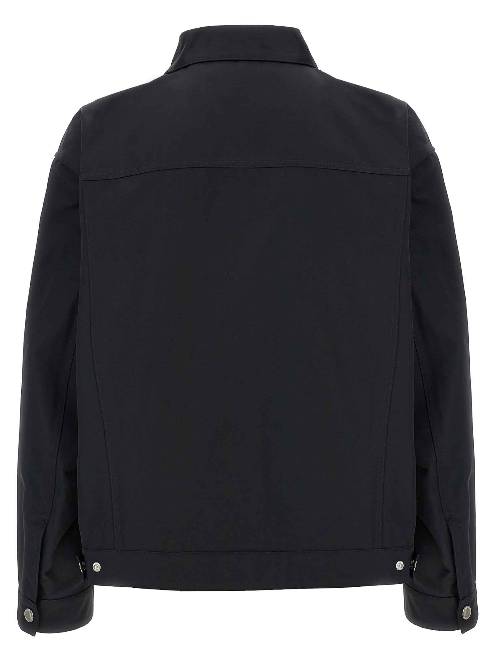 Dsquared² Black Polyester Full-Length Jacket