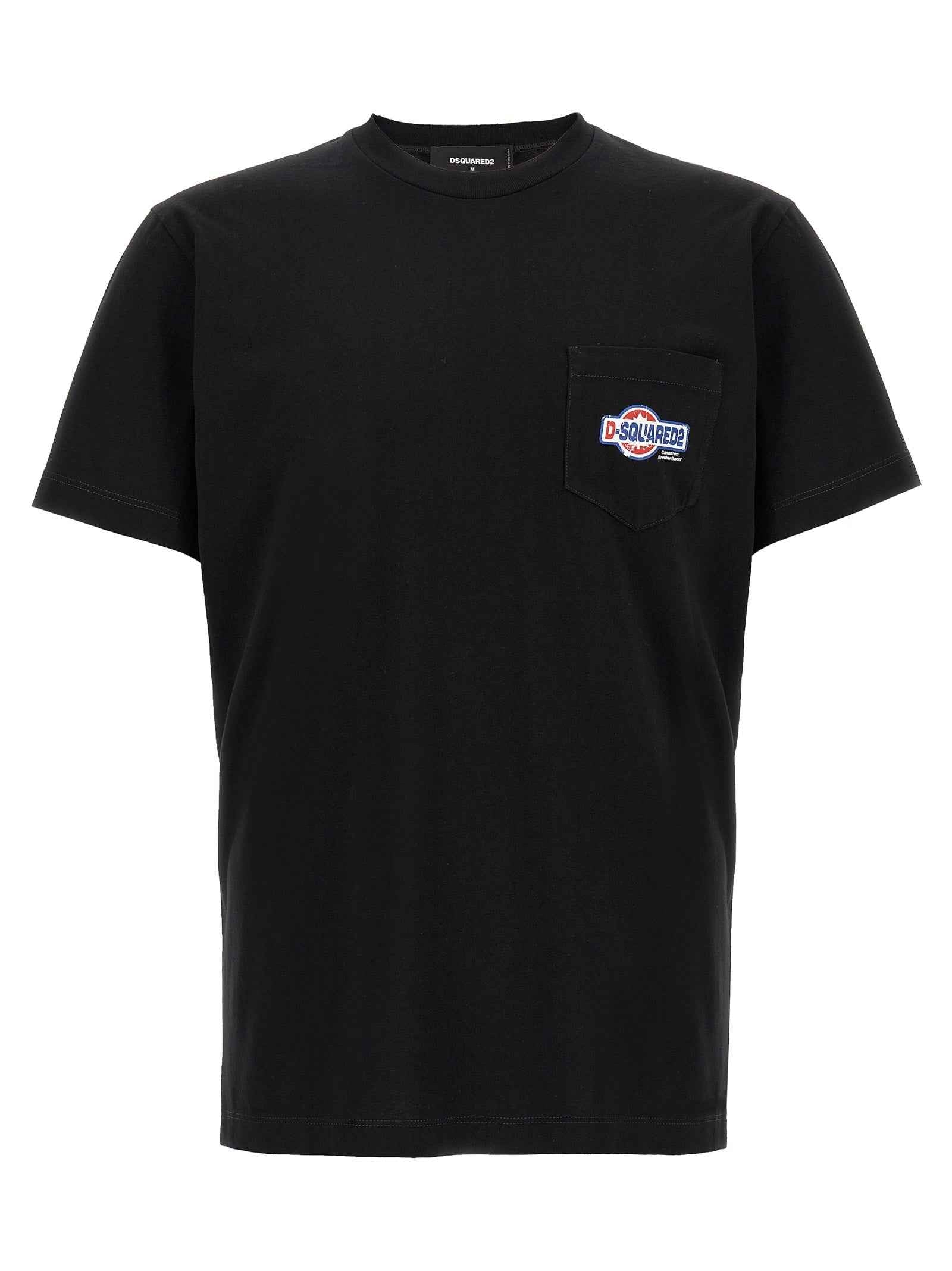 Dsquared² Black Cotton T-Shirt