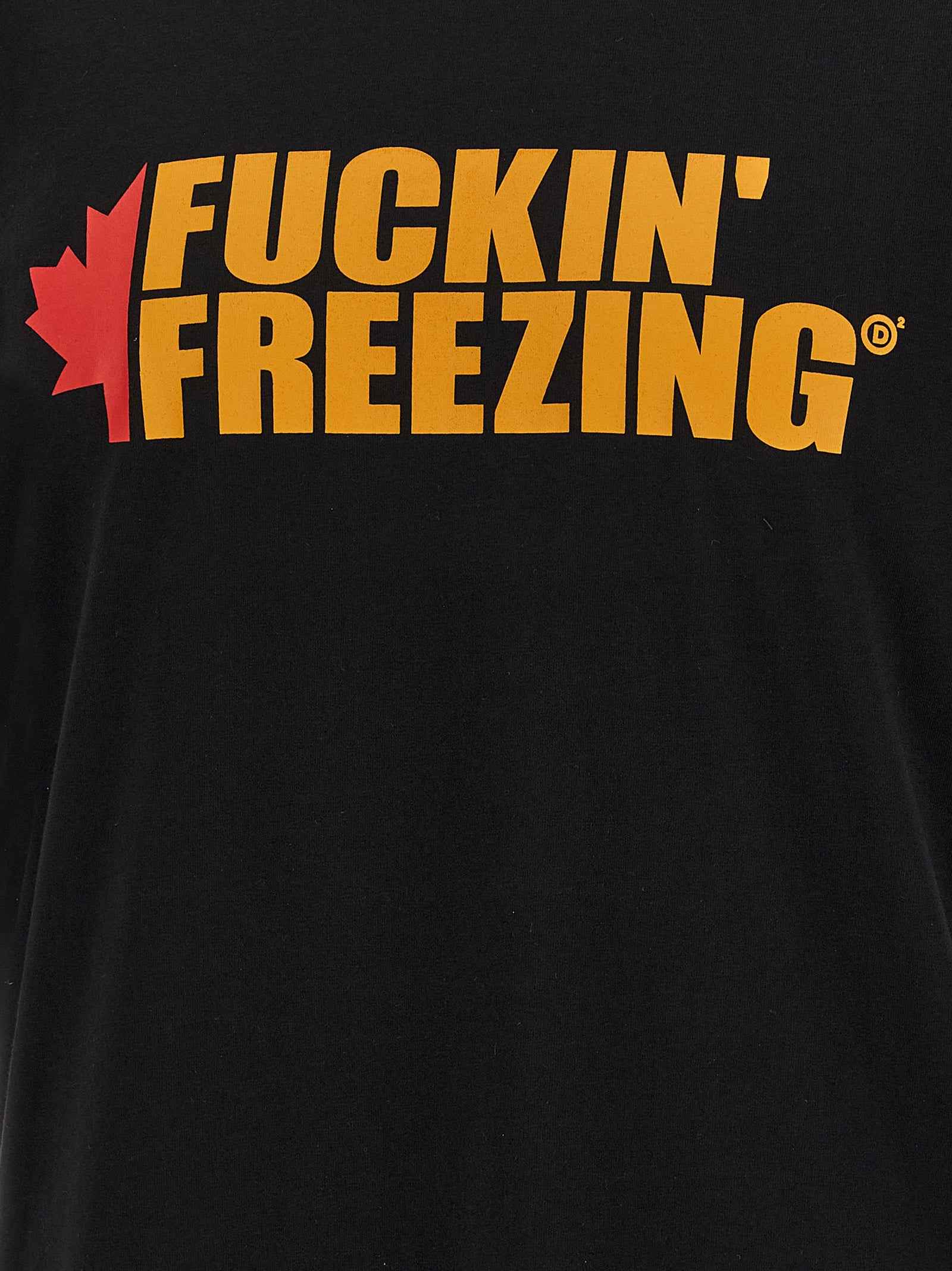 Dsquared² Black Cotton T-Shirt