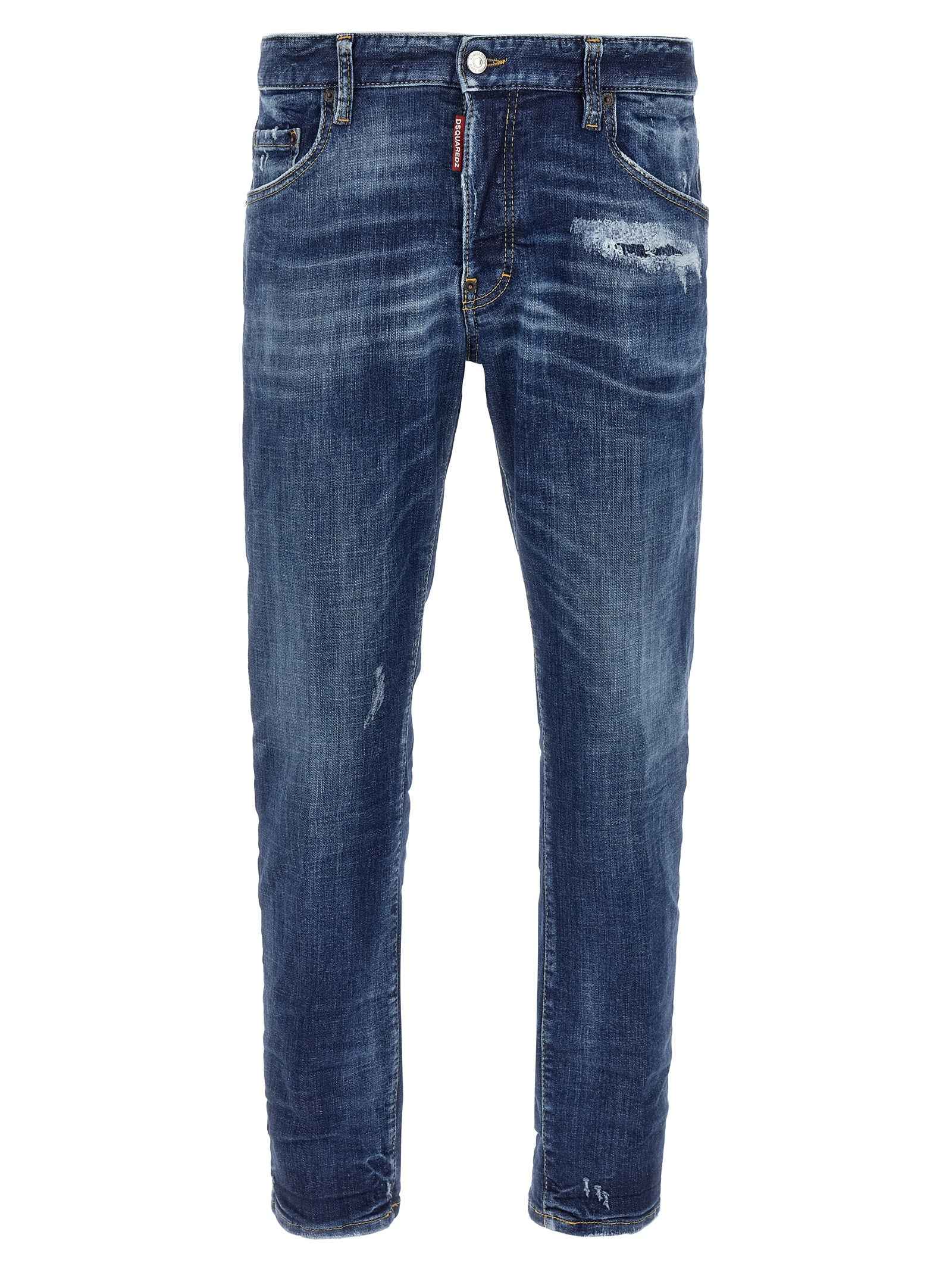 Dsquared² Blue Cotton Skinny Jeans