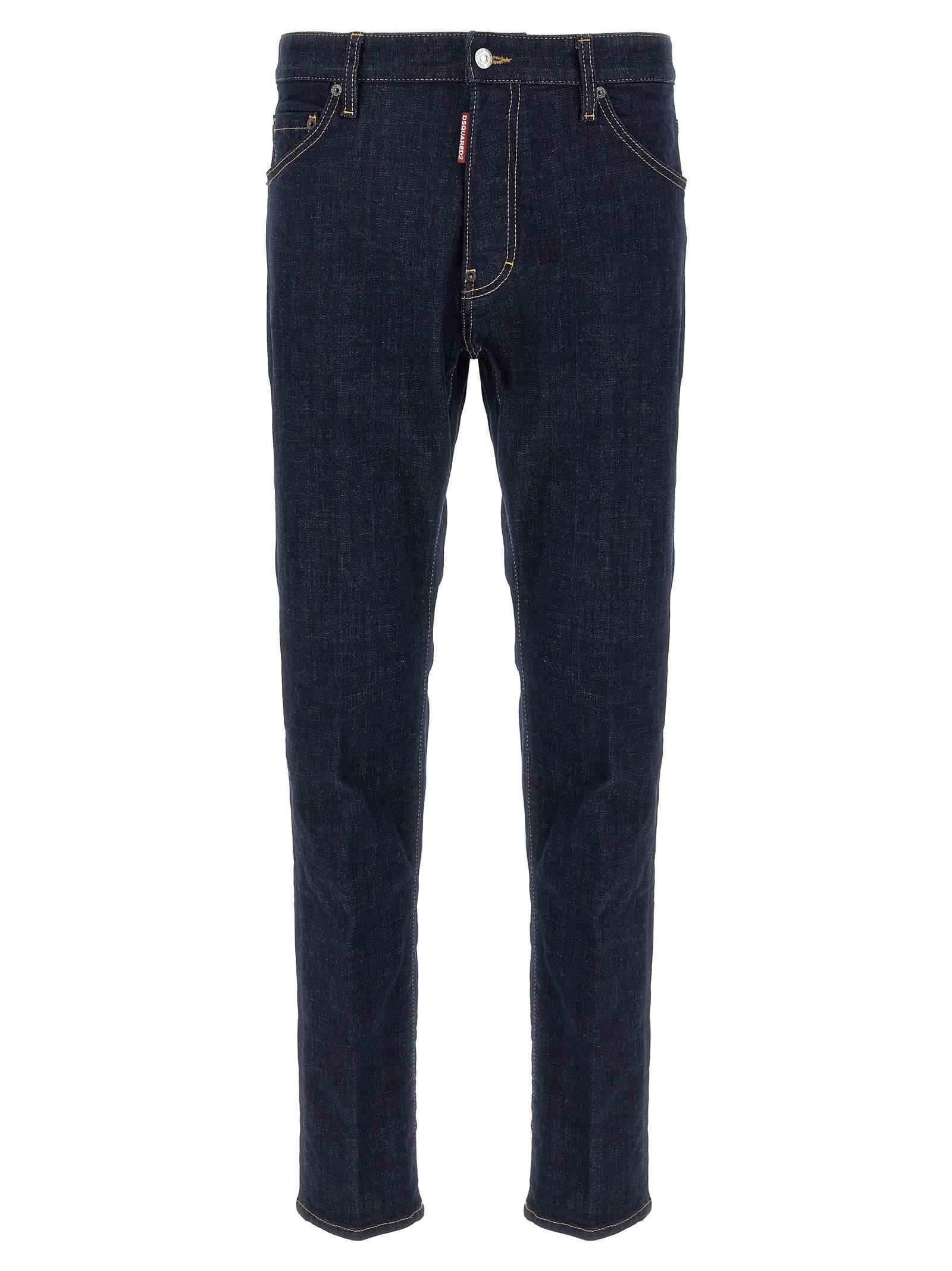 Dsquared² Blue Cotton Slim Fit Jeans