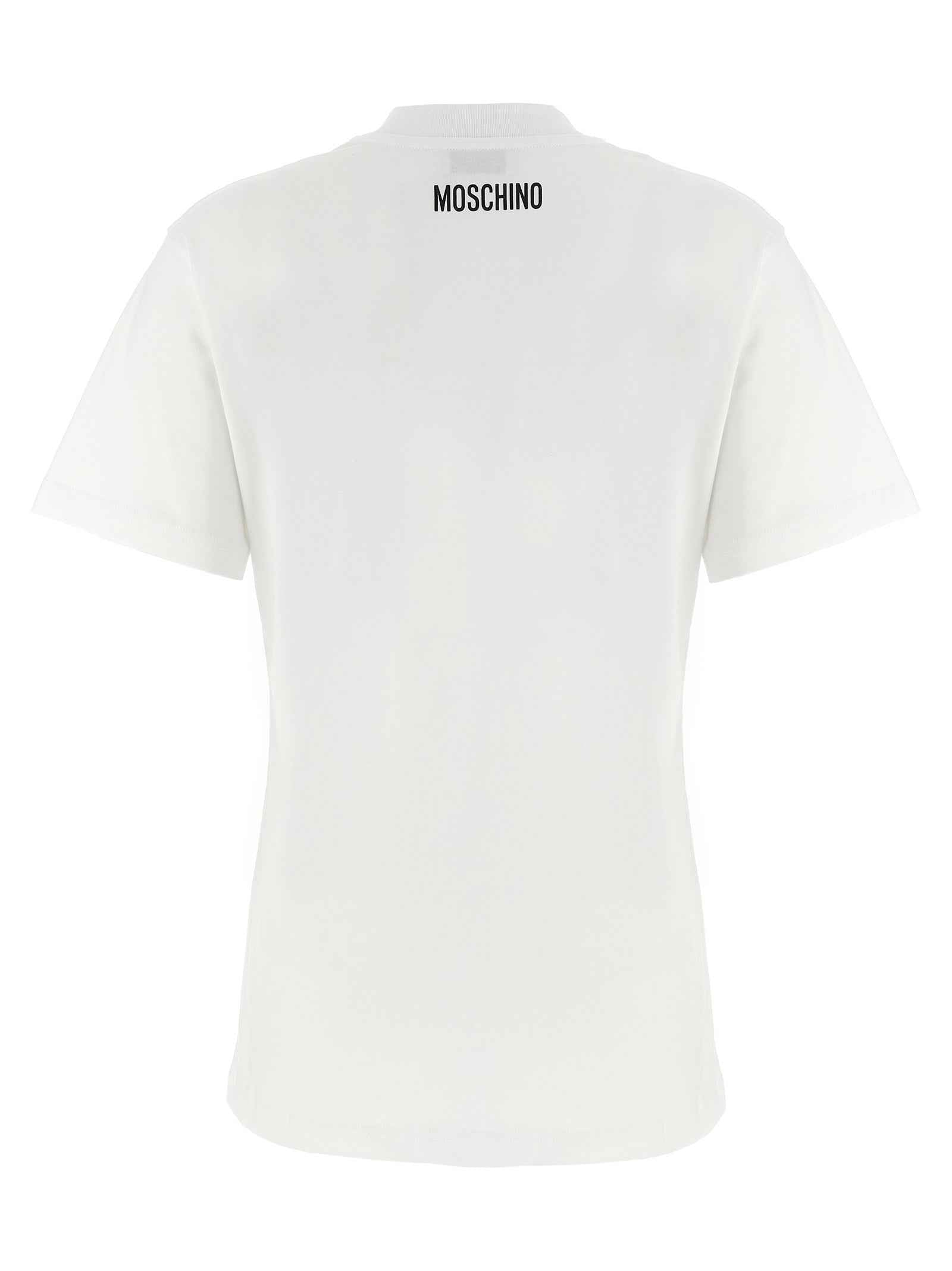 Moschino White Cotton T-Shirt