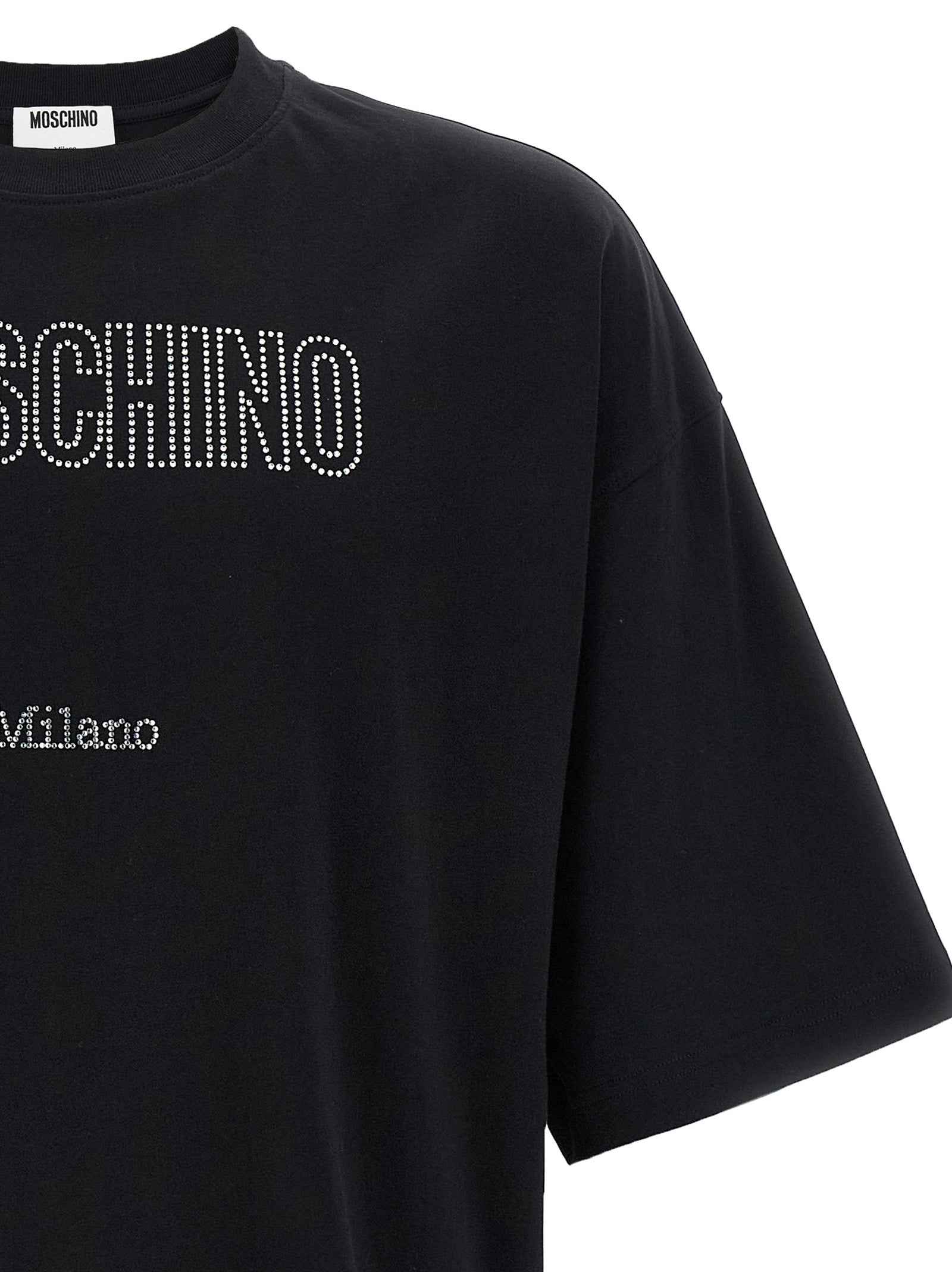 Moschino Black Cotton T-Shirt