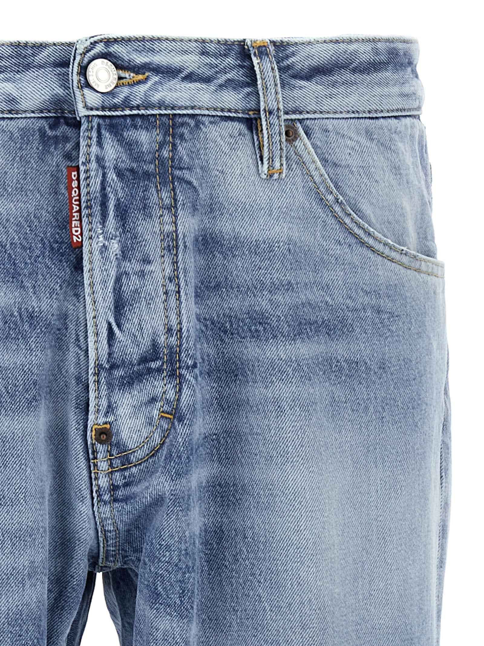 Dsquared² Blue Cotton Skinny Jeans