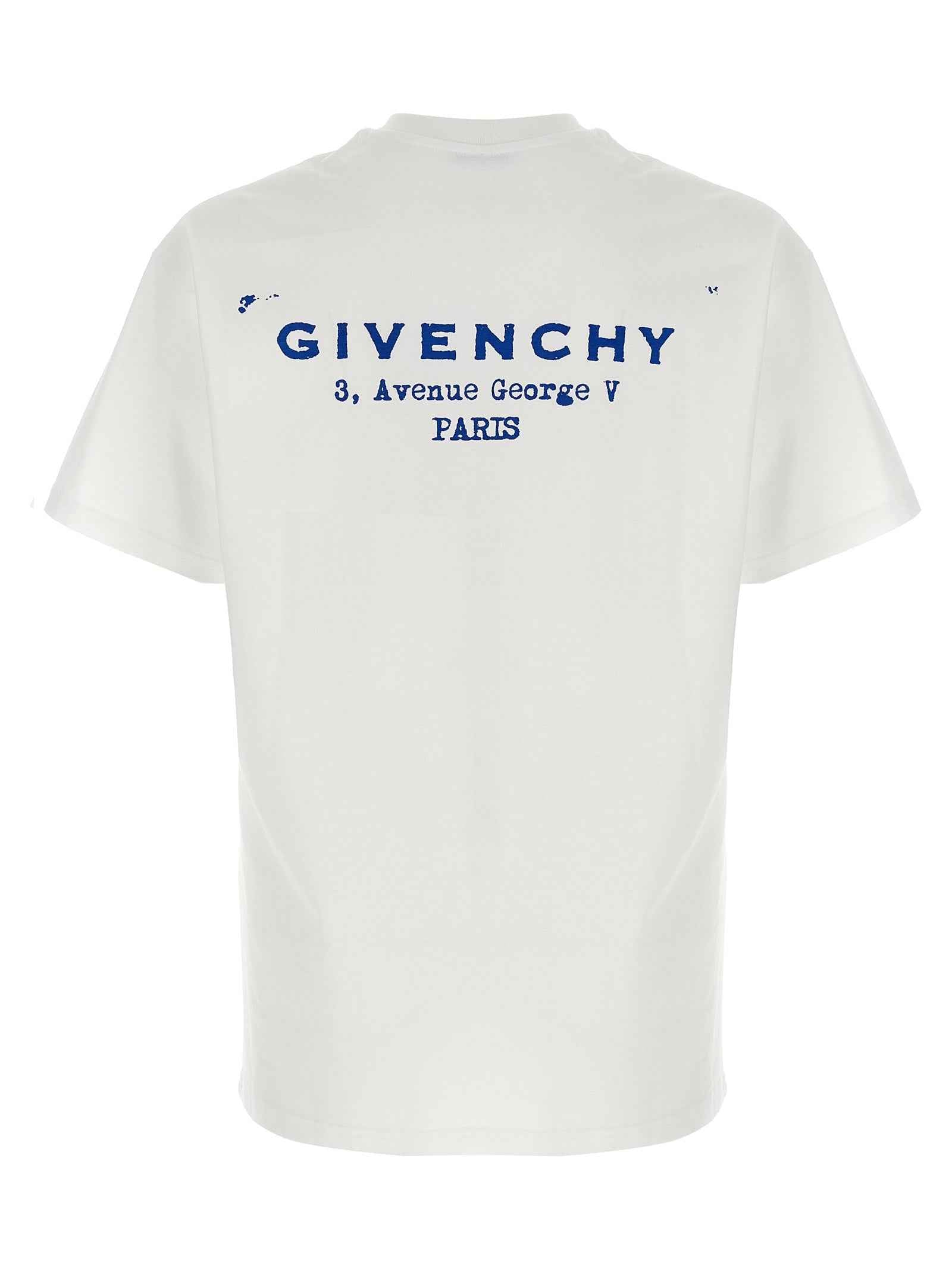 Givenchy White Cotton T-Shirt