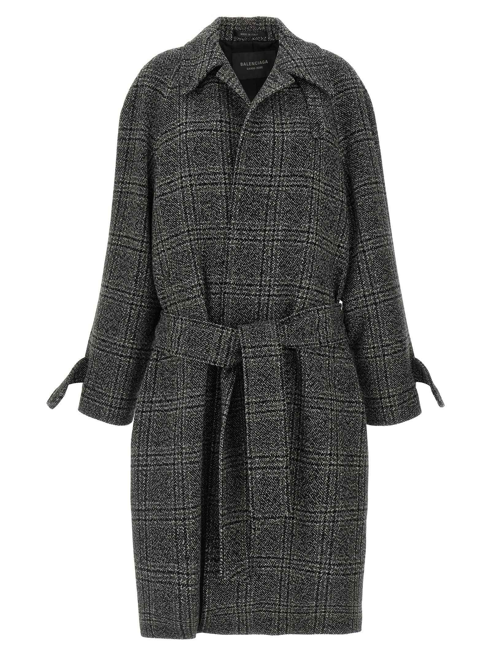 Balenciaga Black Wool Coat
