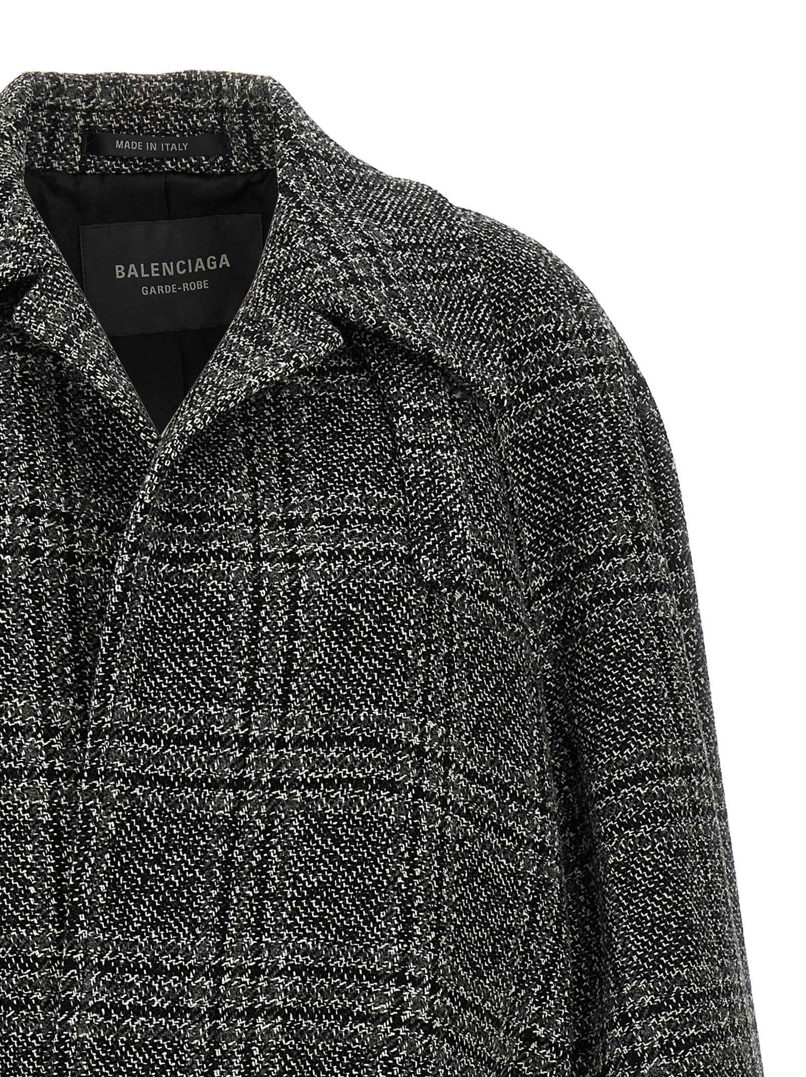 Balenciaga Black Wool Coat