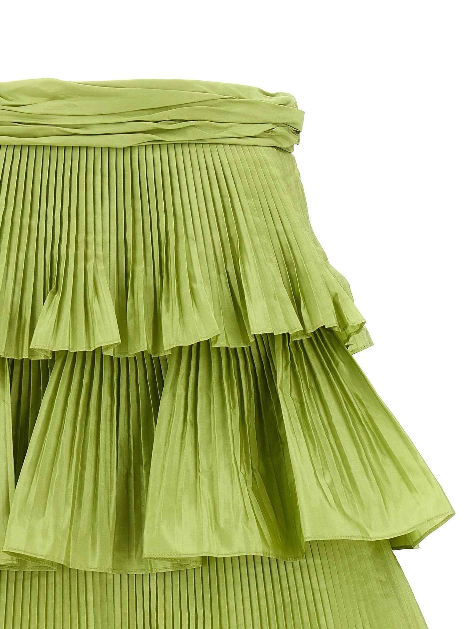 Valentino Garavani Bicolor Silk Long Skirt