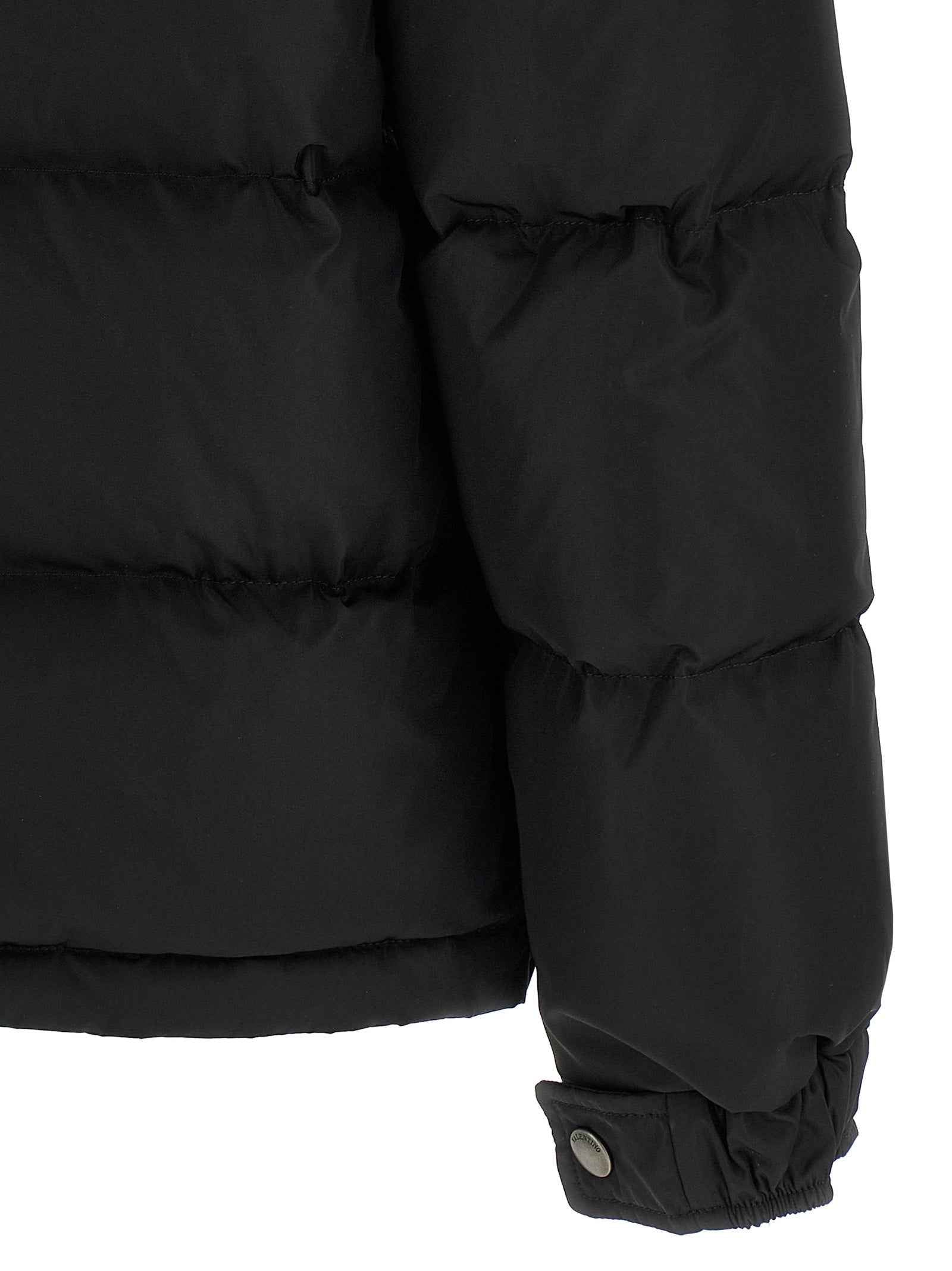 Valentino Garavani Black Polyamide Full-Length Jacket