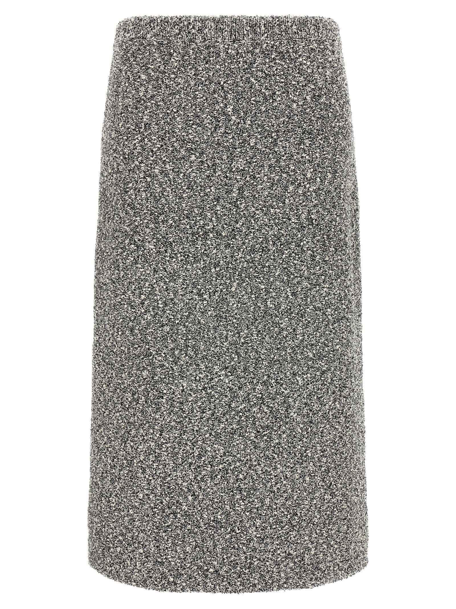 Tory Burch Black Polyamide Midi Skirt