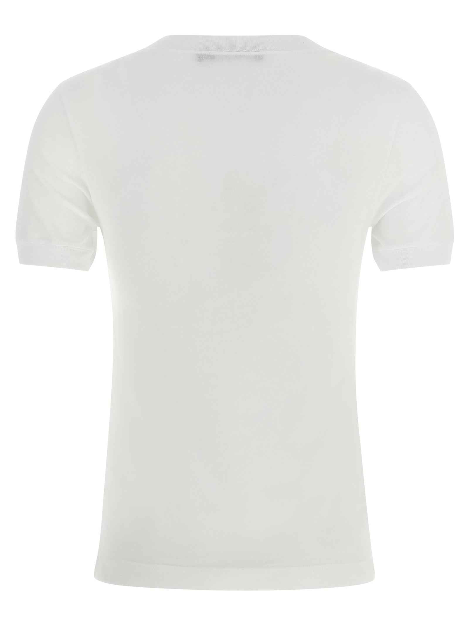 Dolce & Gabbana White Cotton T-Shirt