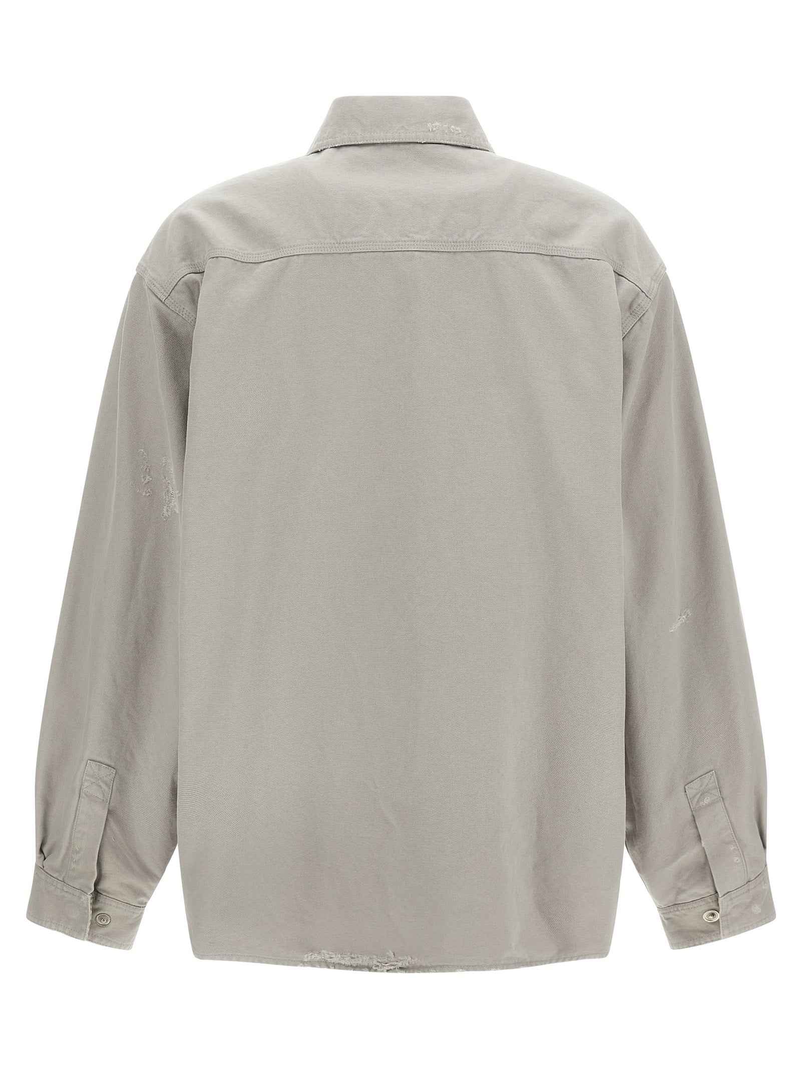 Balenciaga Gray Cotton Blouse