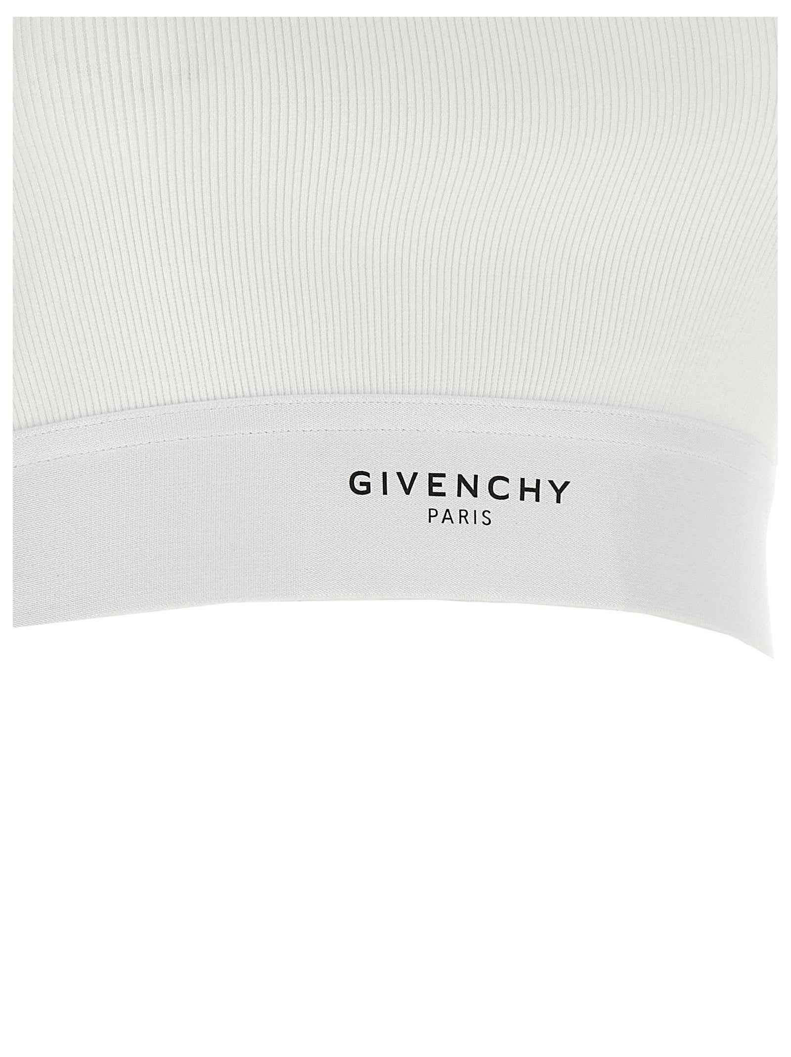 Givenchy White Cotton Tank Tops