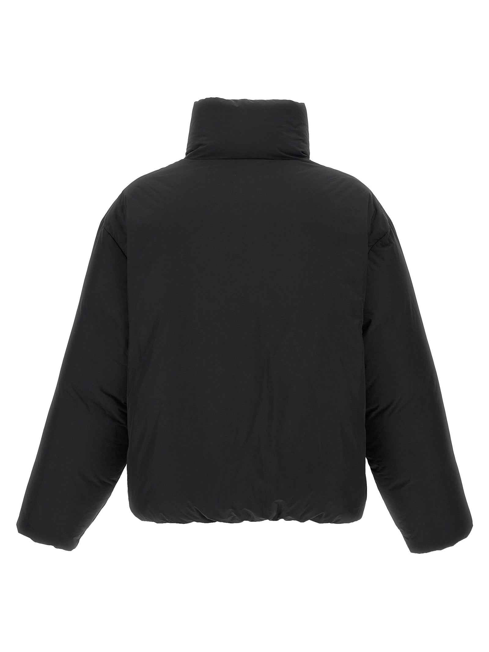 Dsquared² Black Polyester Full-Length Jacket