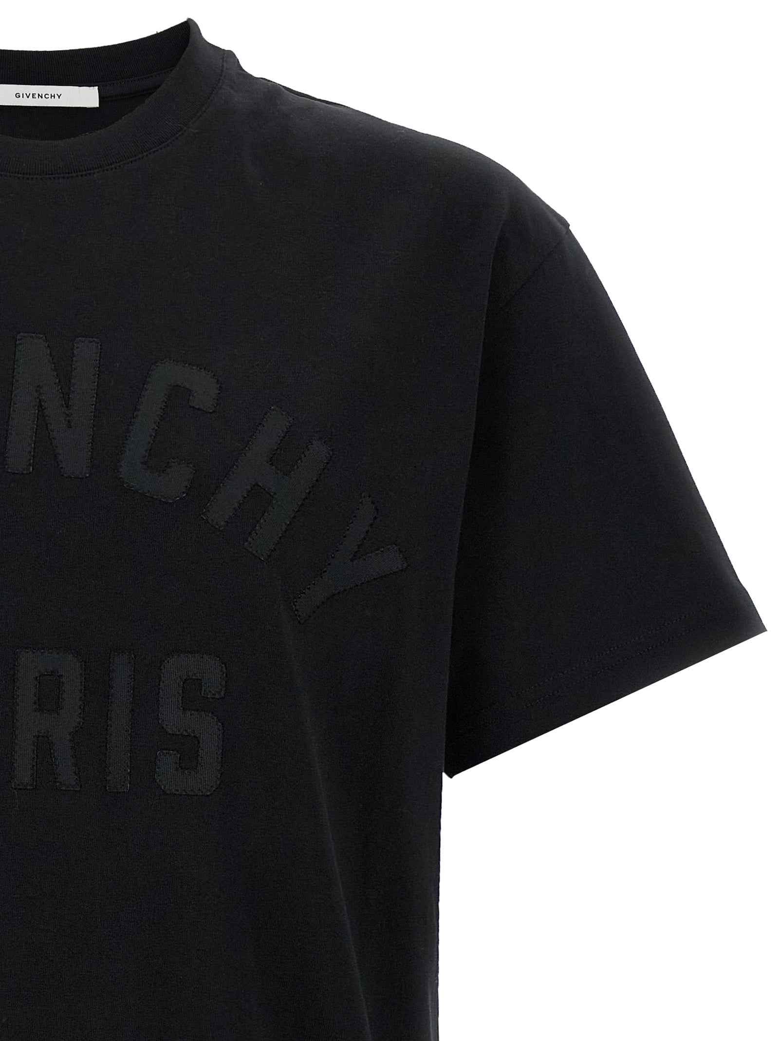 Givenchy Black Cotton T-Shirt