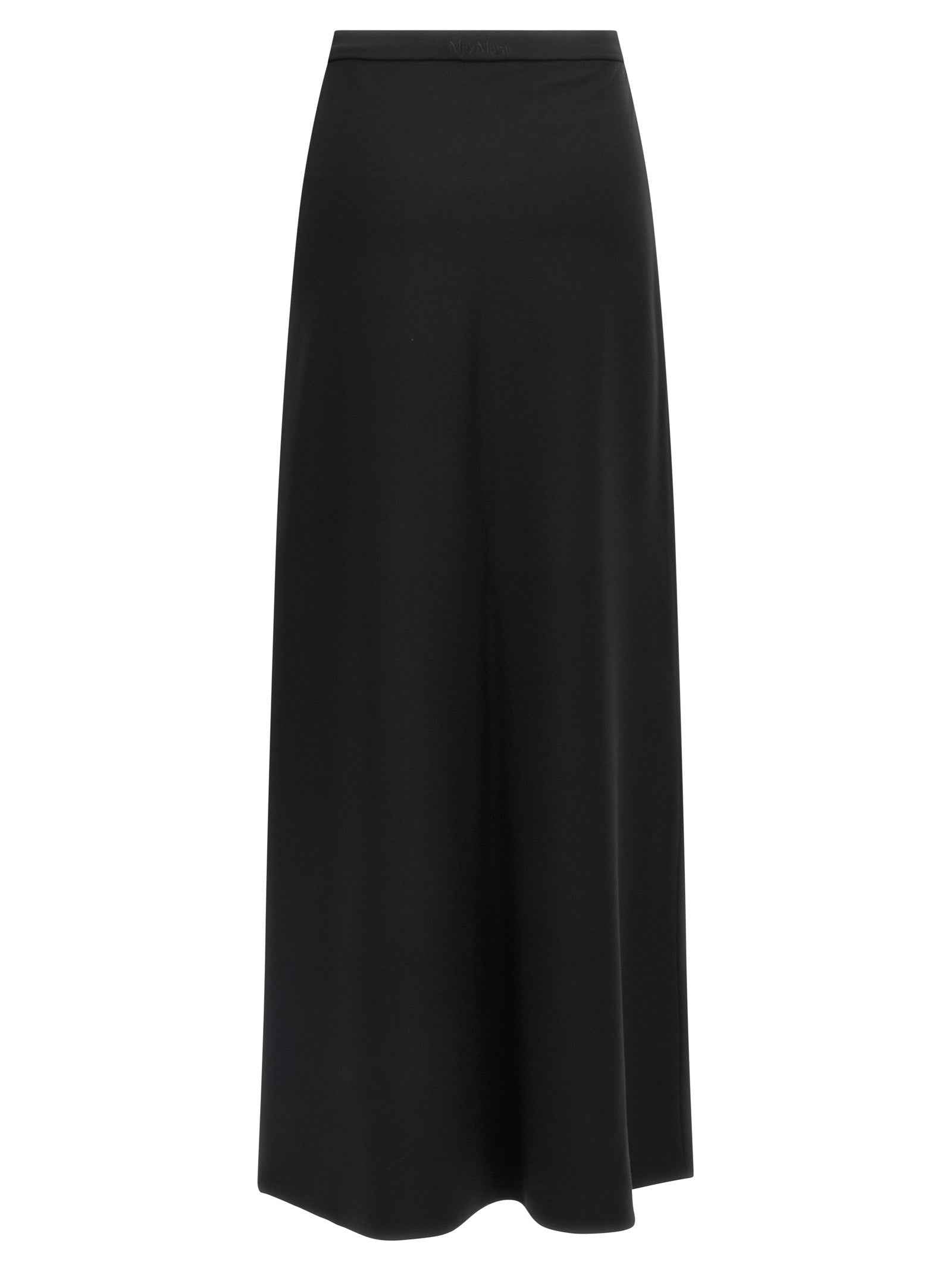 Max Mara Black Viscose Mini Skirt