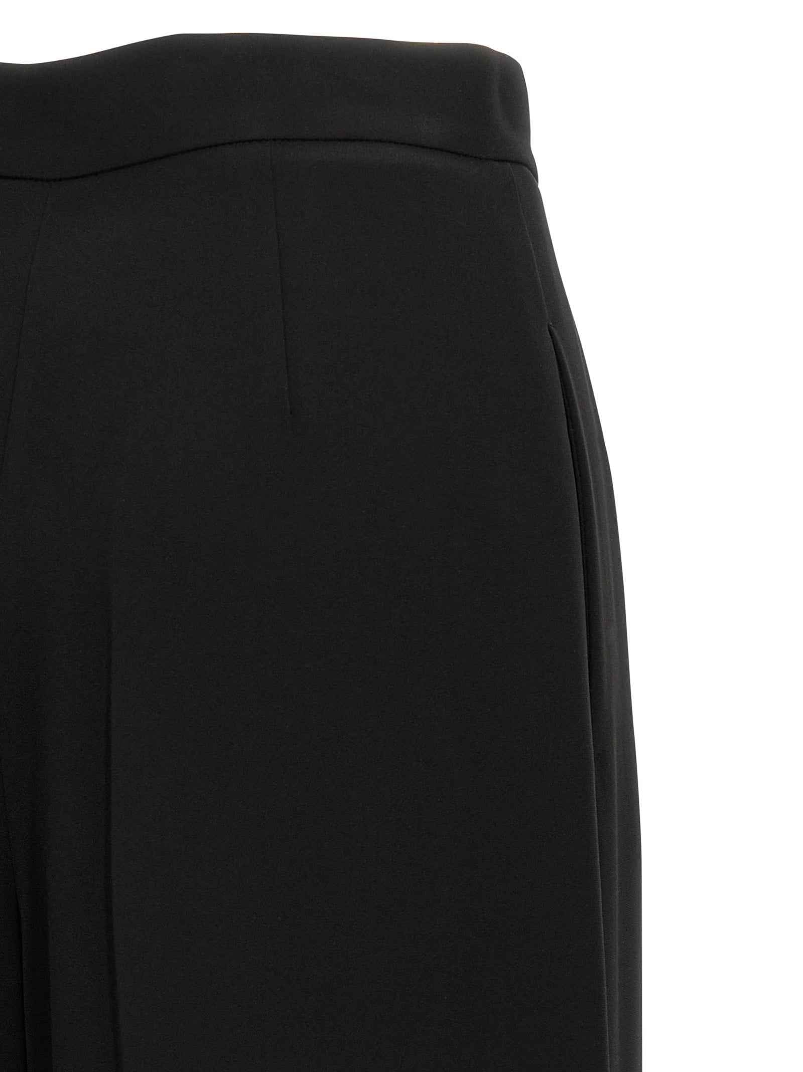 Max Mara Black Triacetate Pants