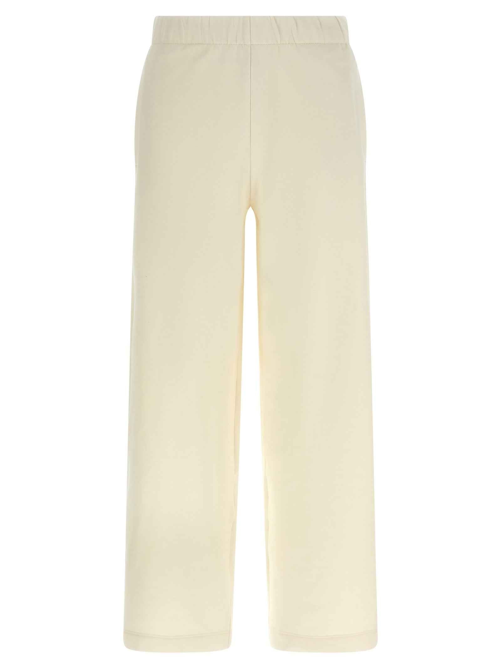 Max Mara White Silk Casual Pants