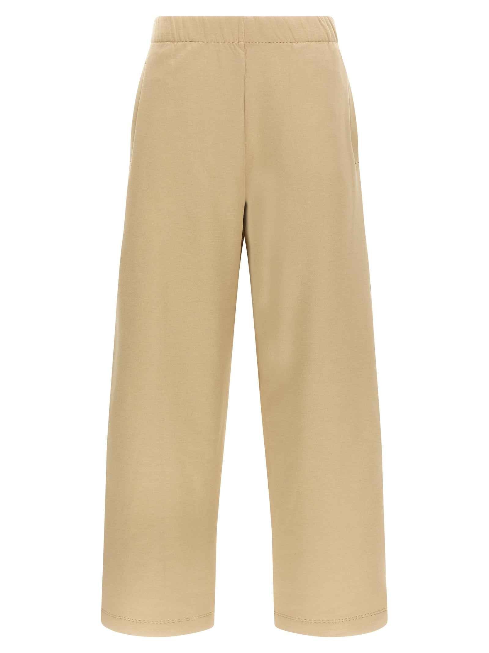 Max Mara Brown Silk Casual Pants