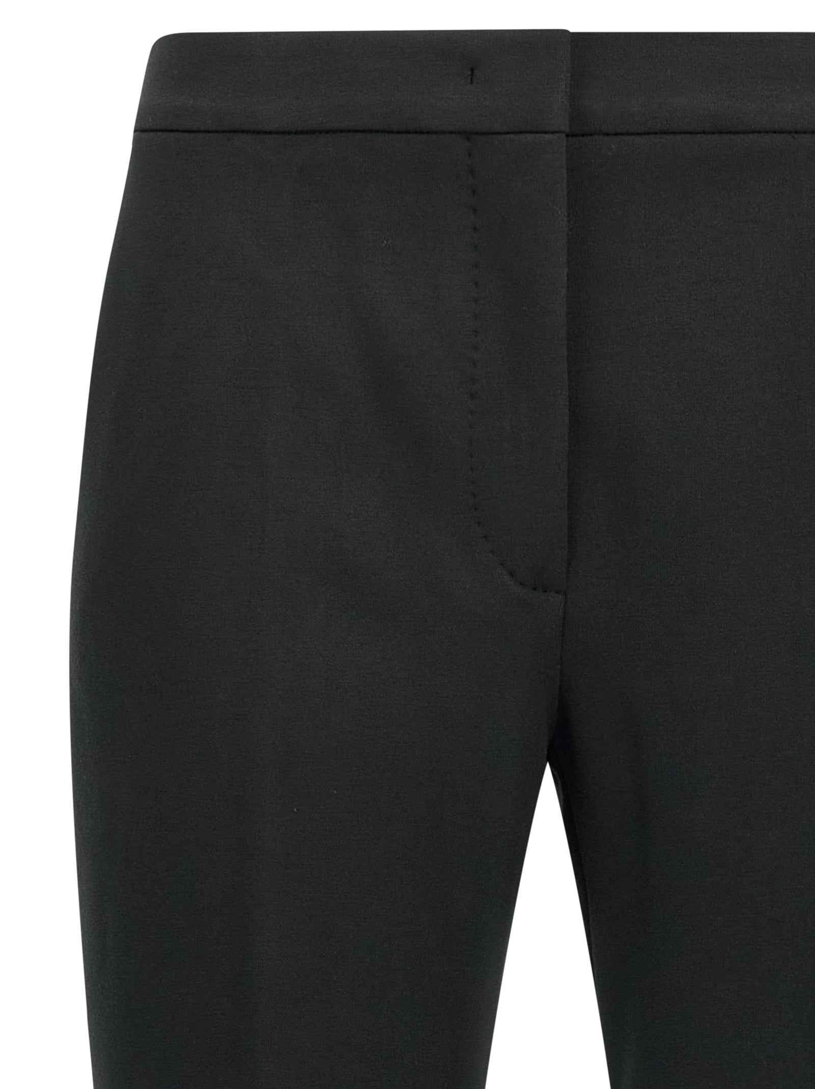 Max Mara Black Viscose Casual Pants