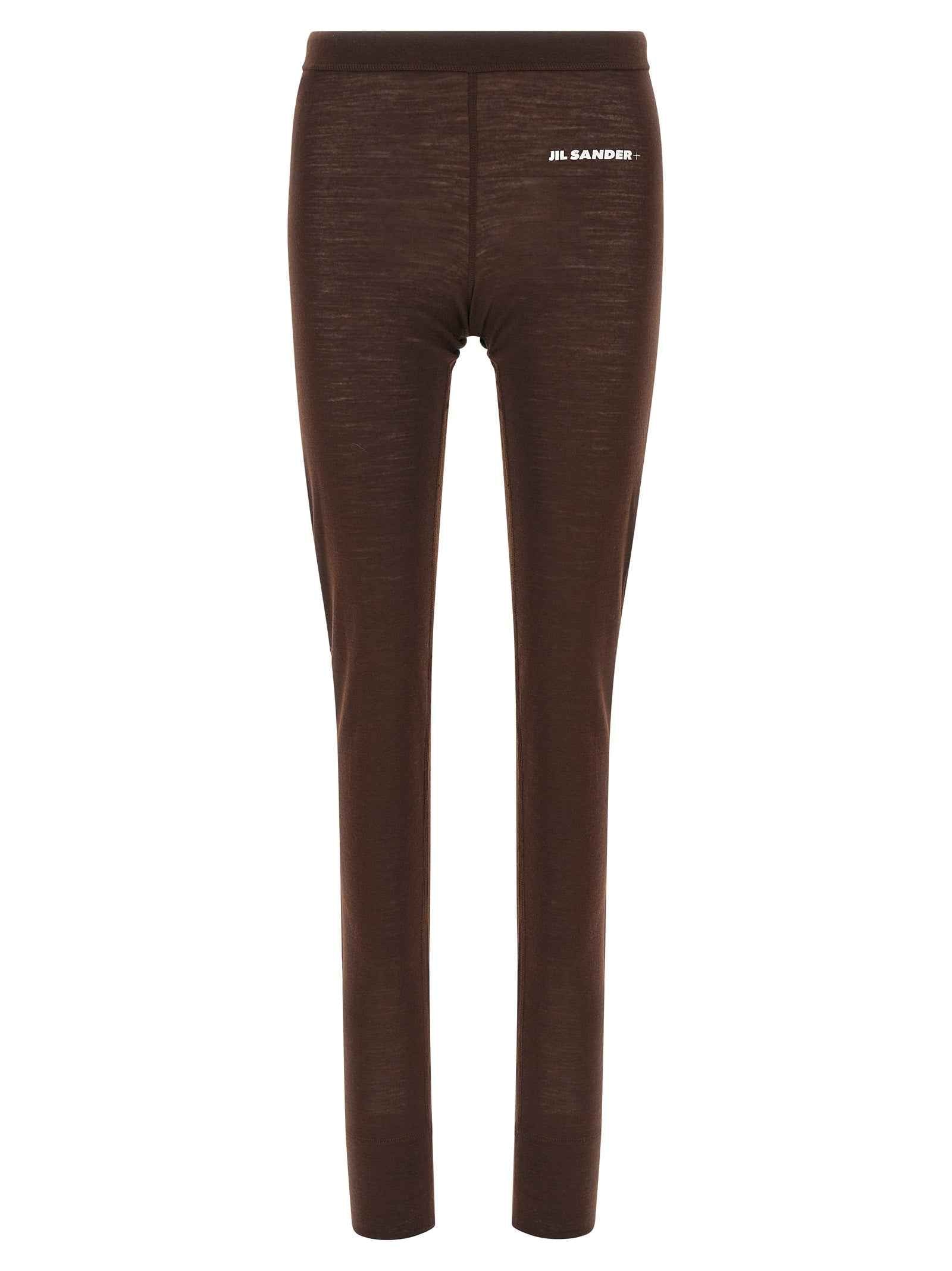 Jil Sander Bordeaux Polyester Leggings