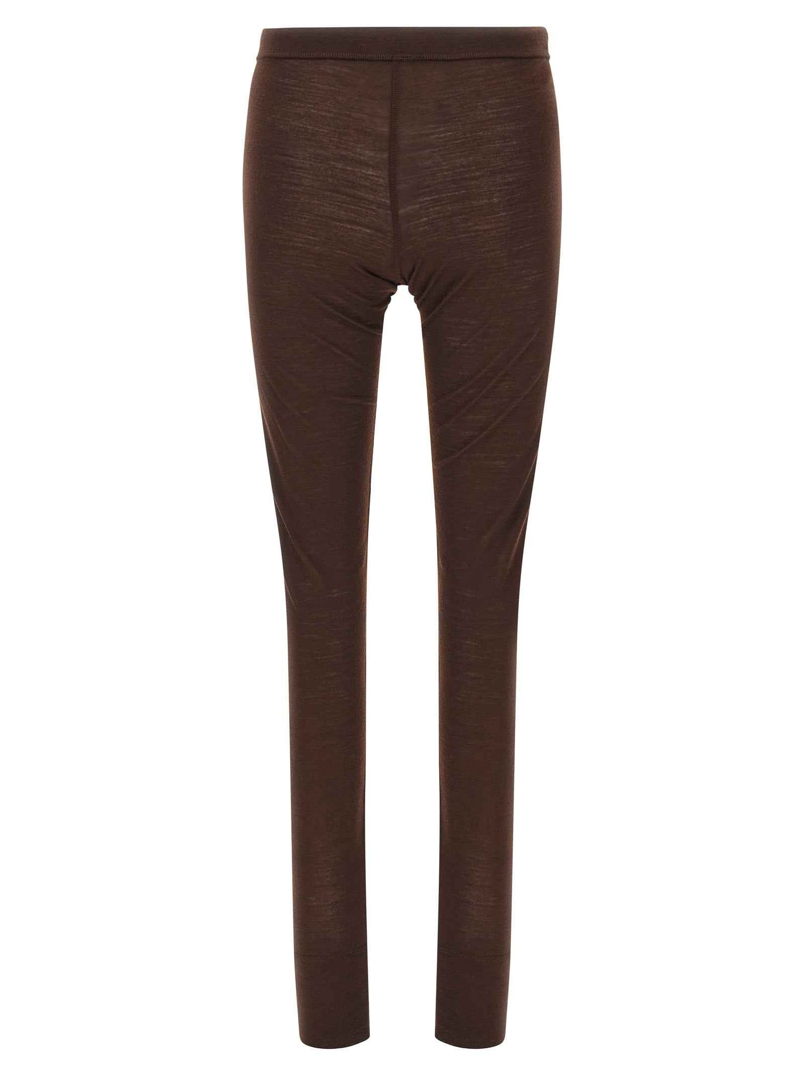Jil Sander Bordeaux Polyester Leggings