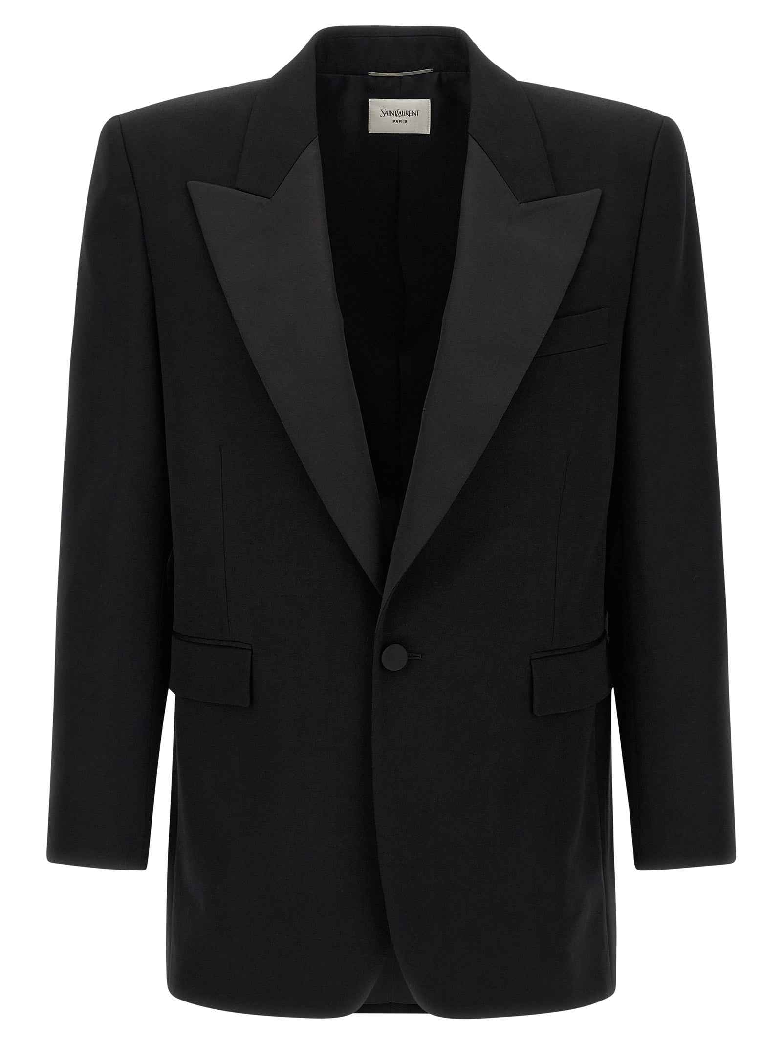 Saint Laurent Black Wool Blazer