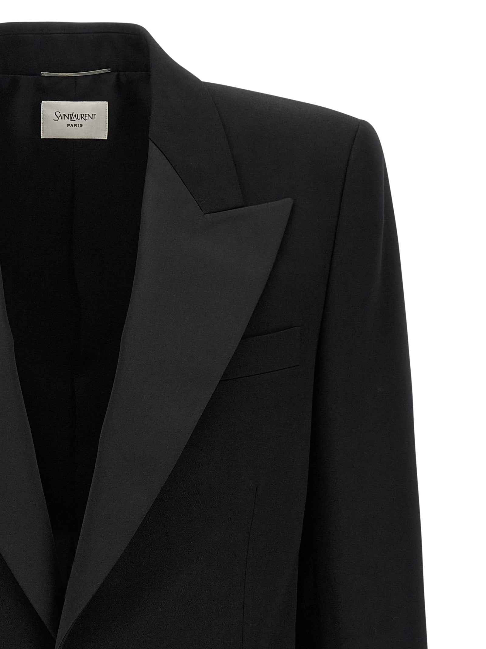 Saint Laurent Black Wool Blazer