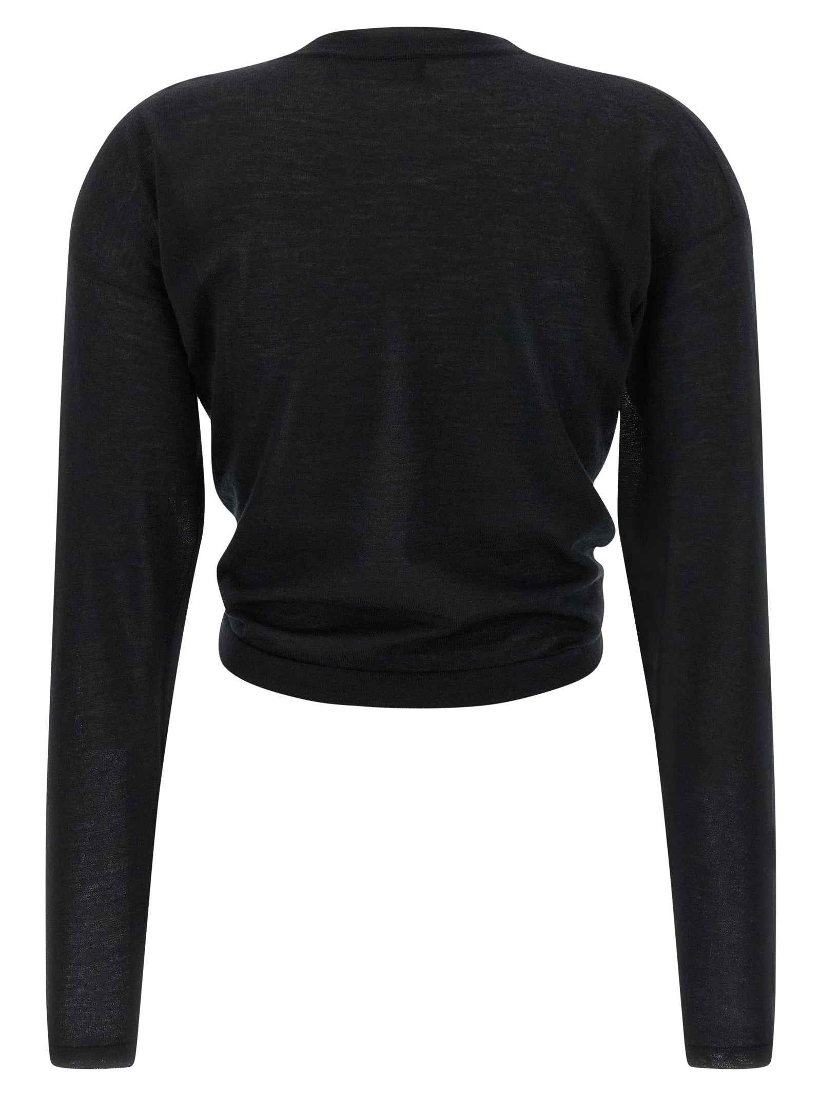 Dolce & Gabbana Black Cashmere Cardigan