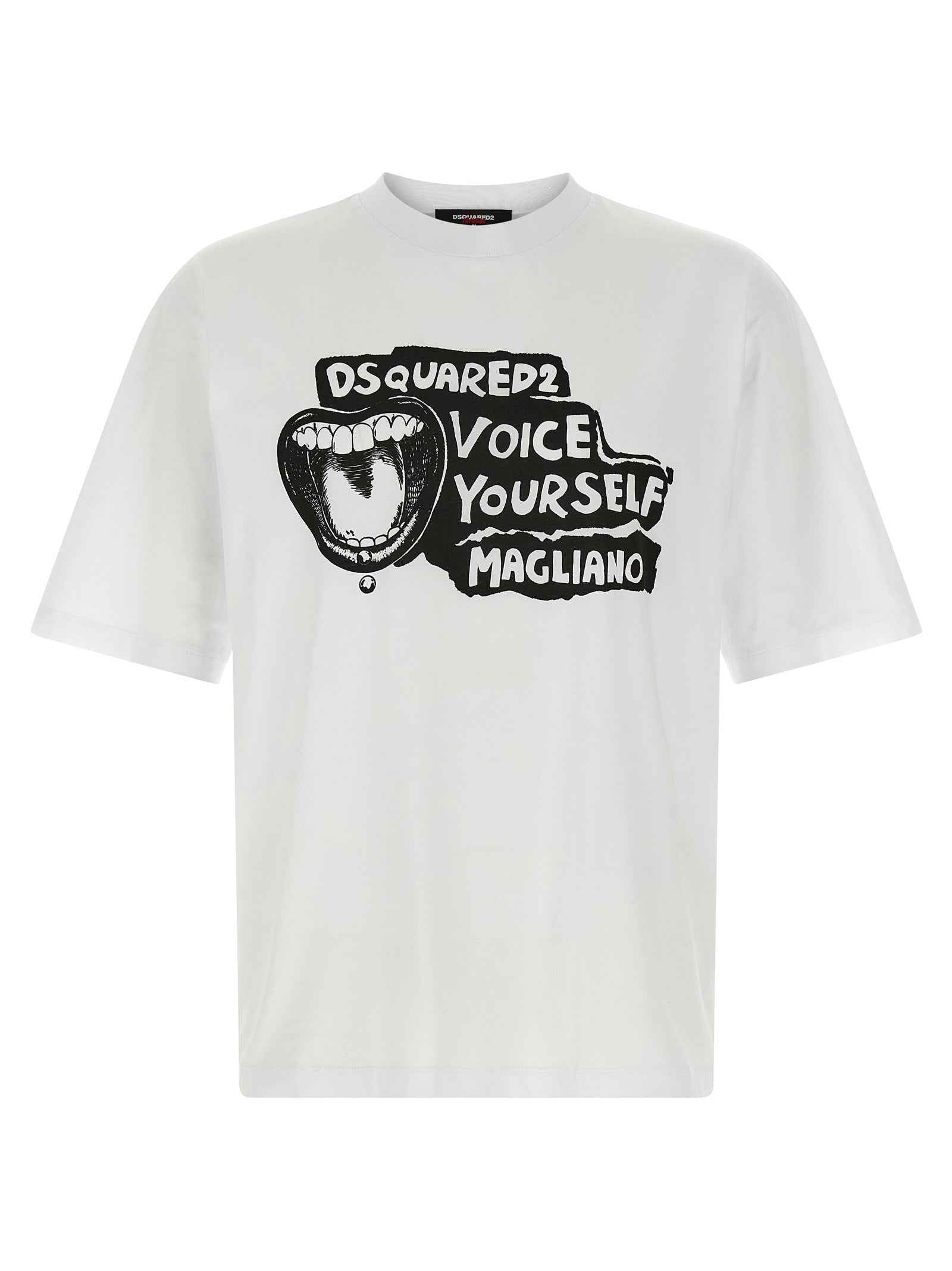 Dsquared² Bicolor Cotton T-Shirt