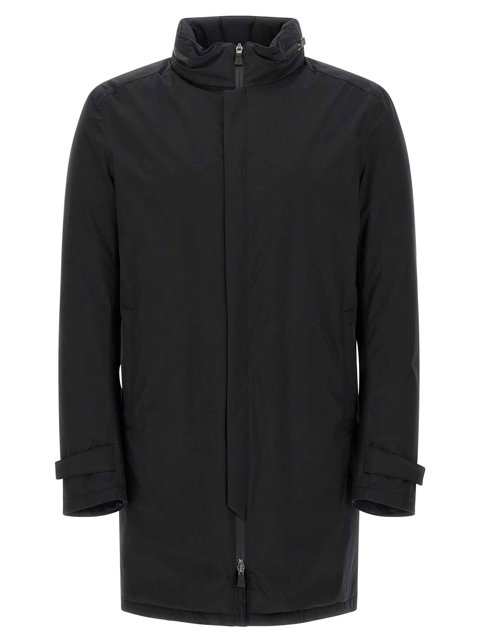 Herno Black Polyester Parka