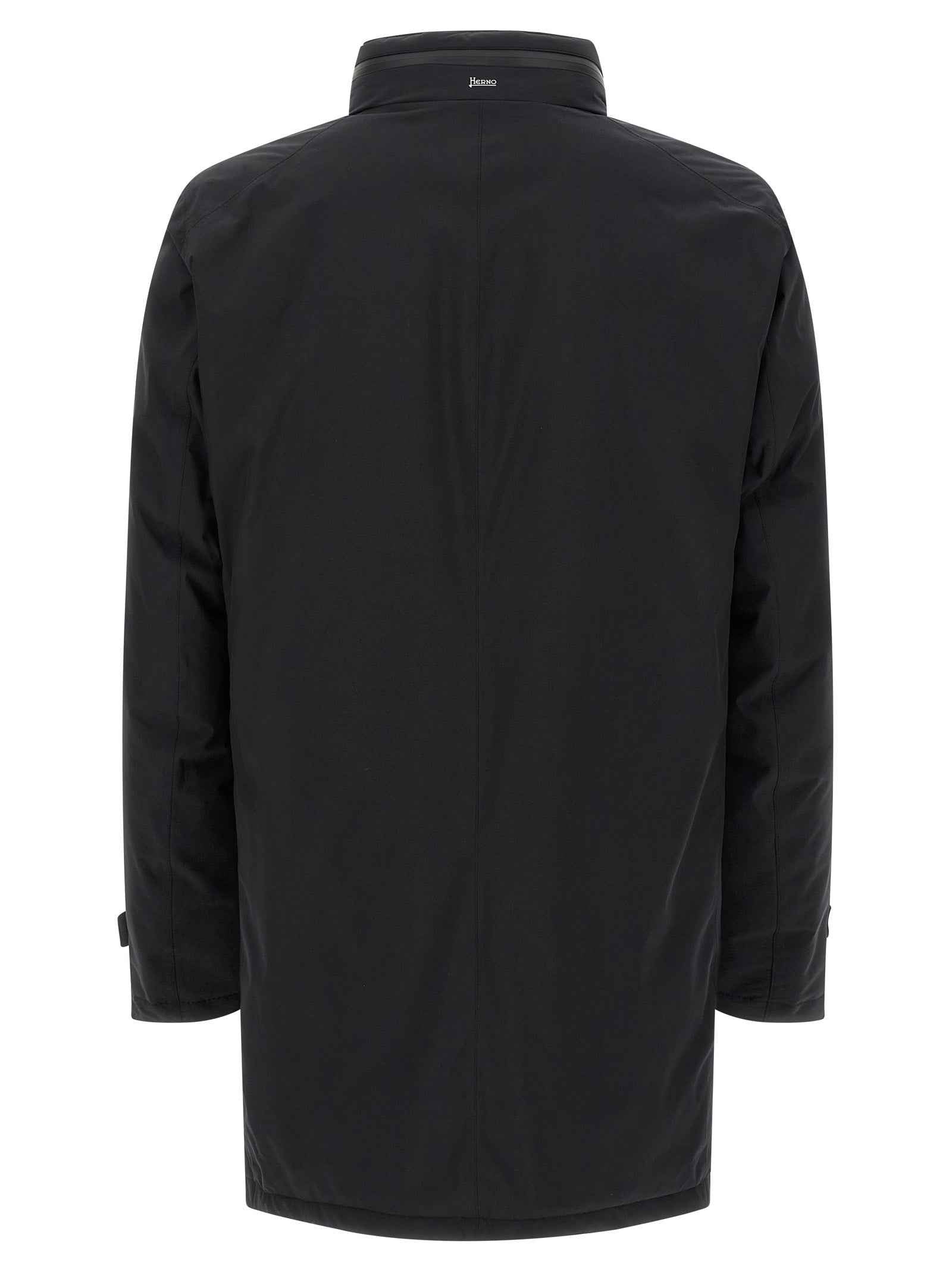 Herno Black Polyester Parka