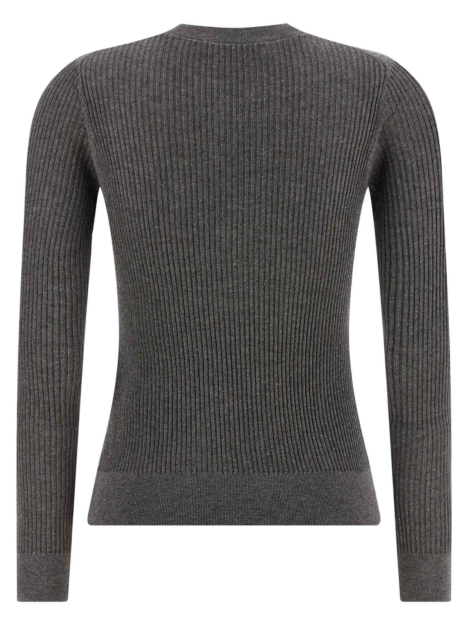 Max Mara Gray Silk Cardigan