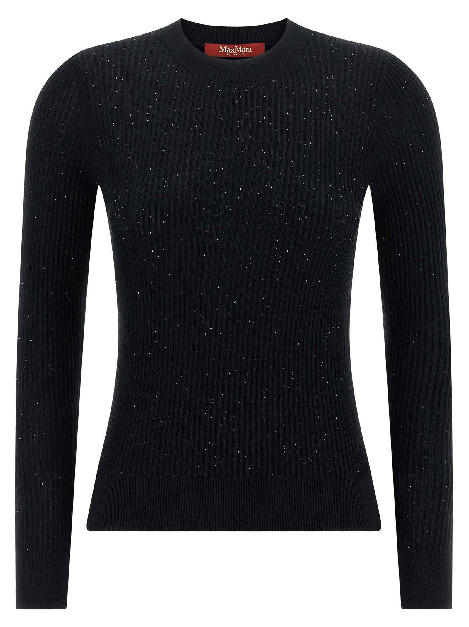 Max Mara Black Silk Cardigan