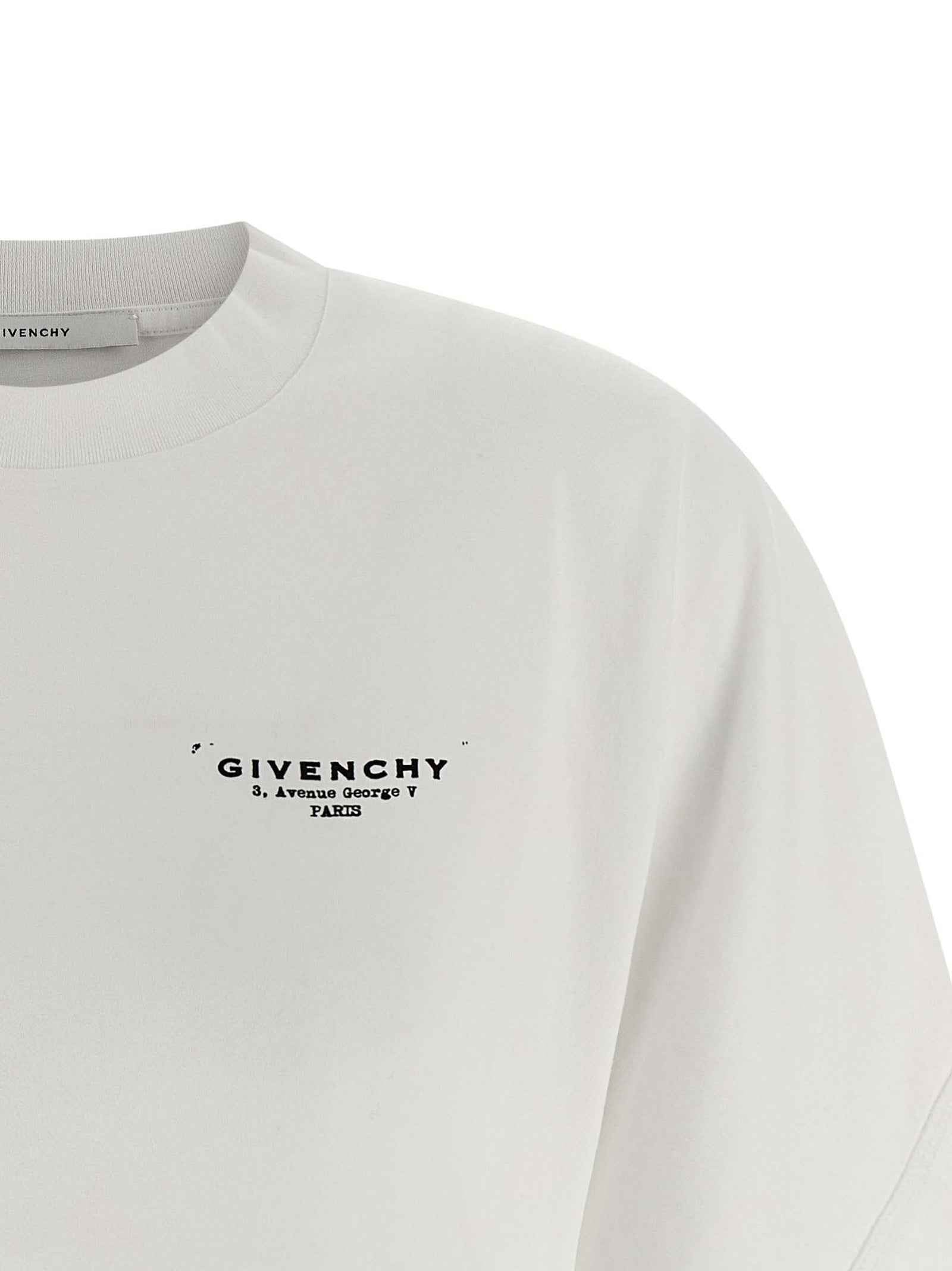 Givenchy White Cotton T-Shirt
