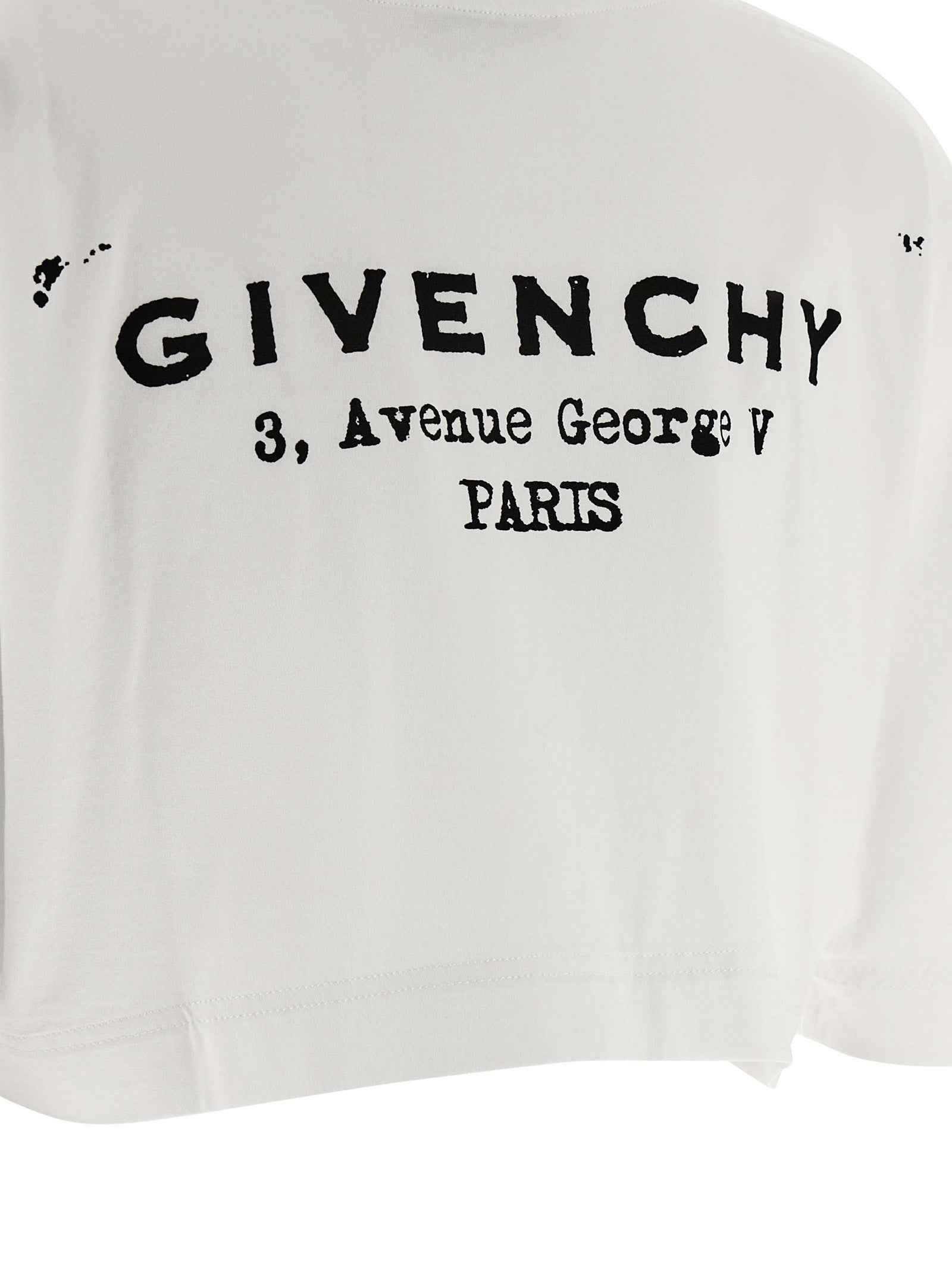 Givenchy White Cotton T-Shirt